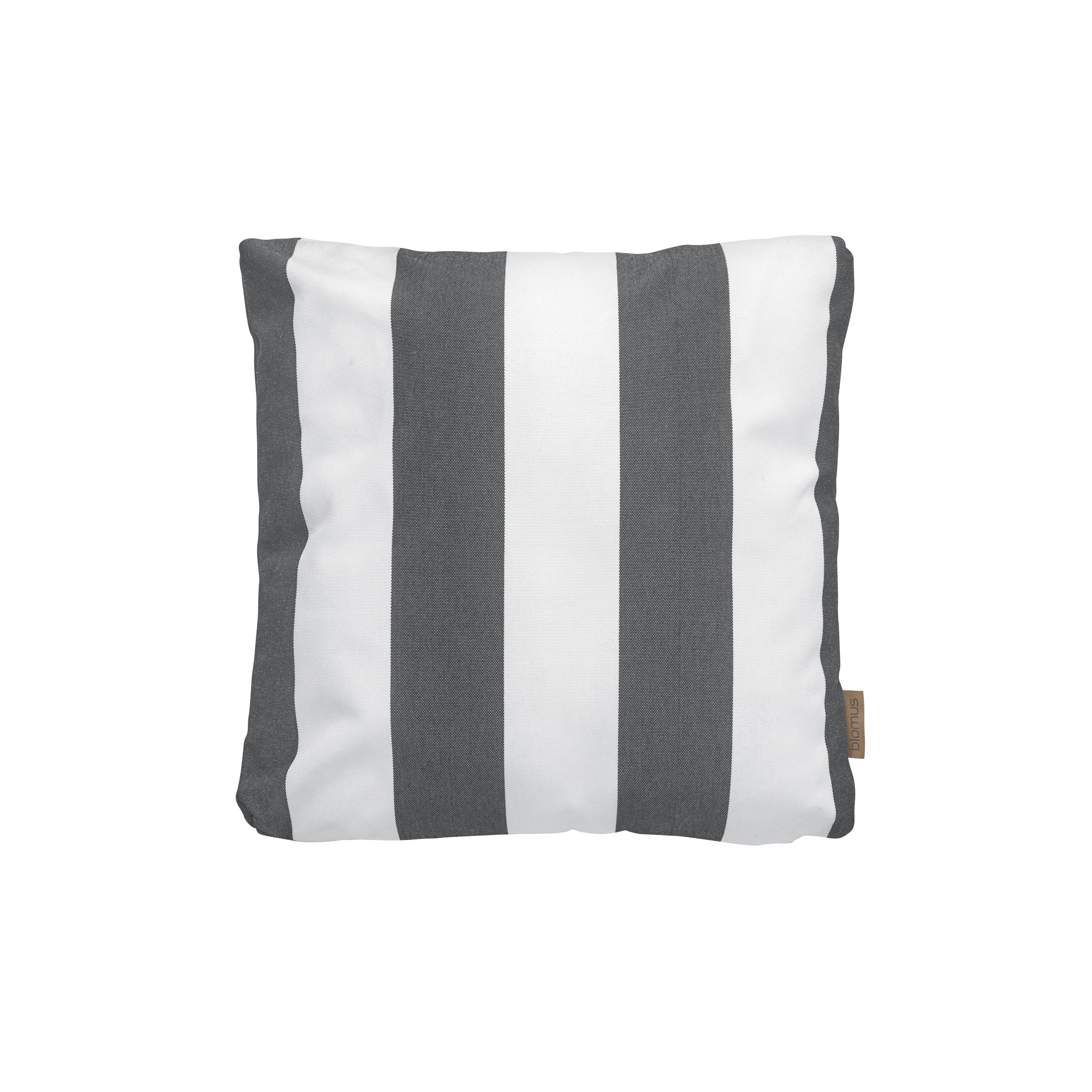 62327 STAY Stripes Square Cushion Black