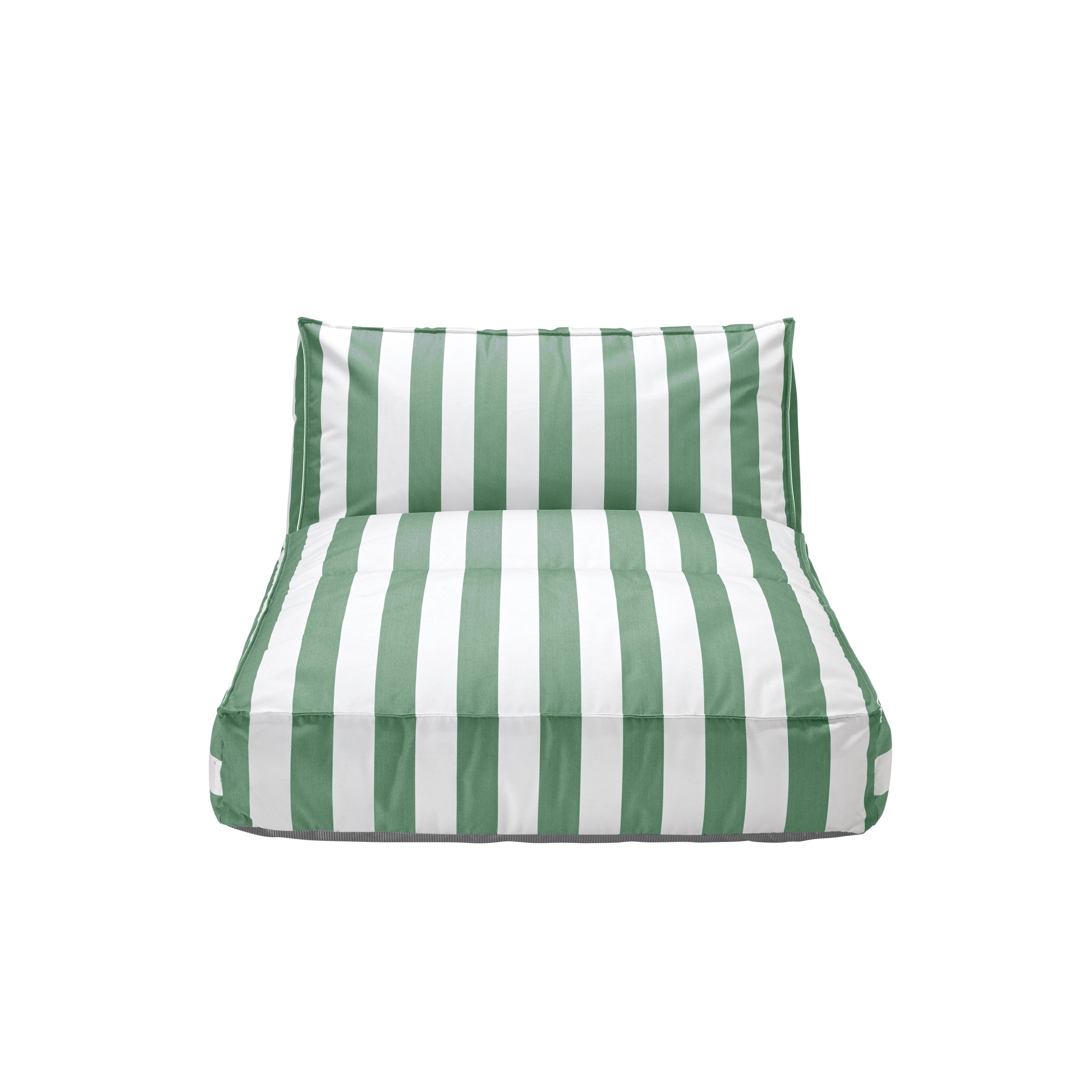62328 STAY Stripes Day Bed in Duck Green on a white background