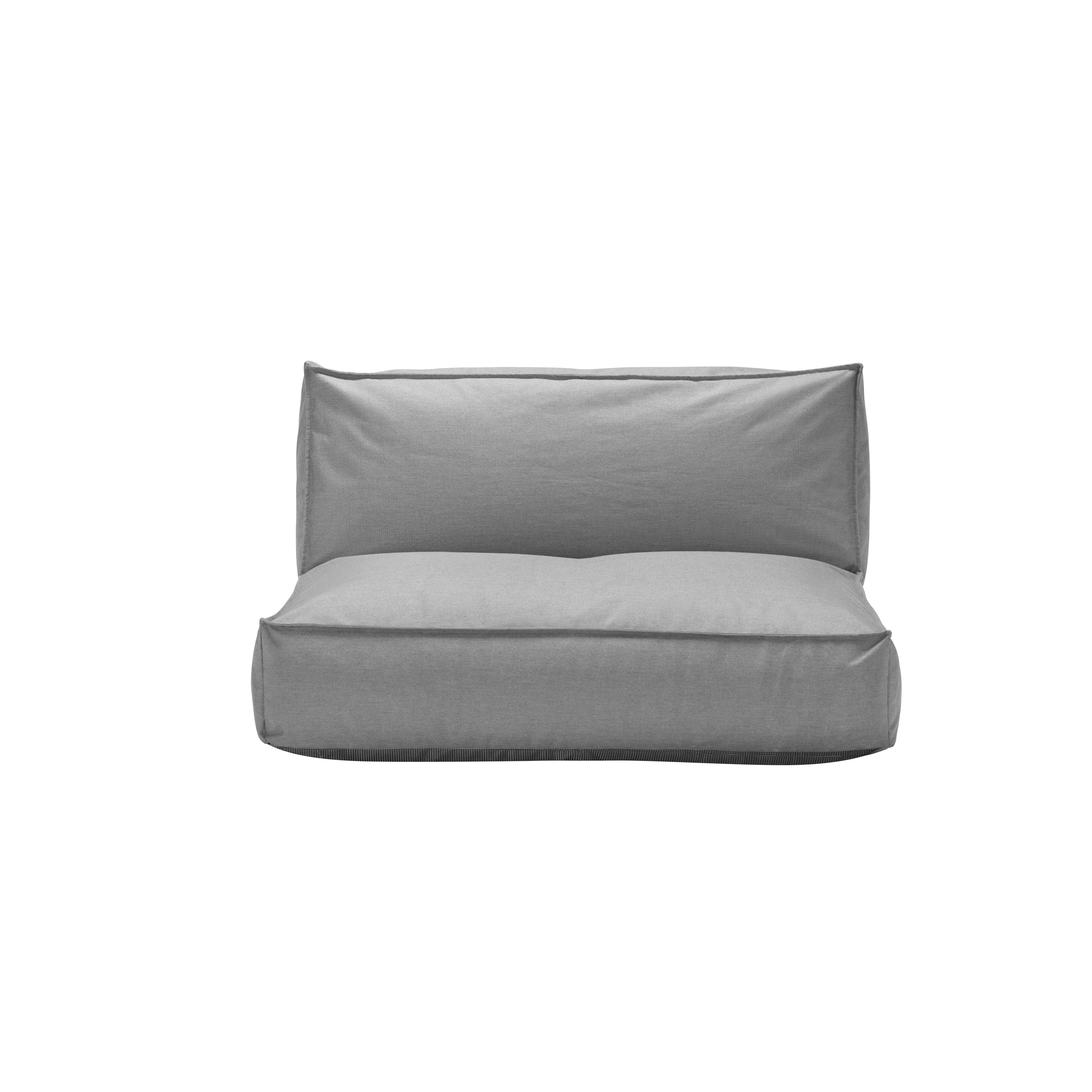 62337 Stone color 2-Seater Sofa on white background