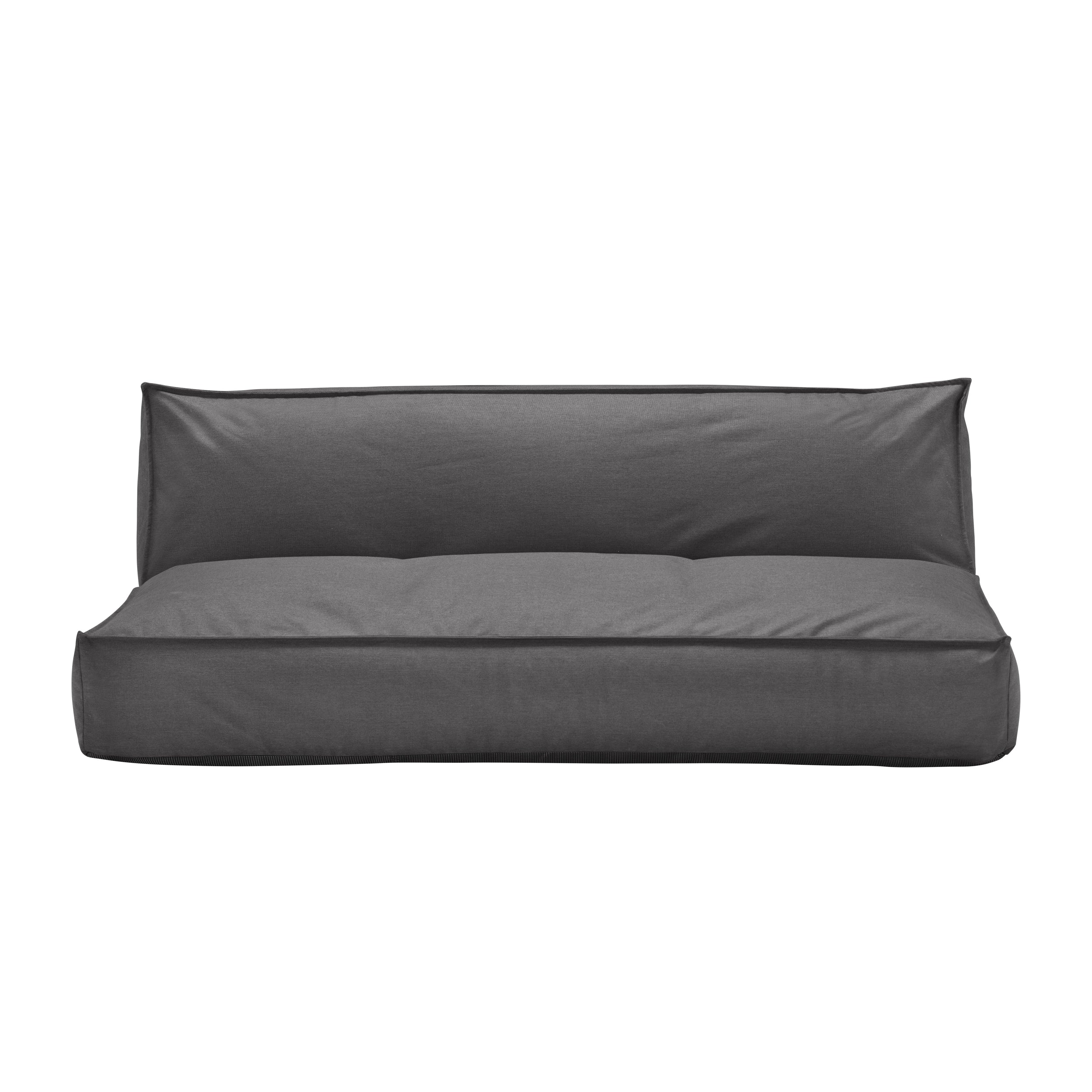 62344 3-seater sofa in coal on white background