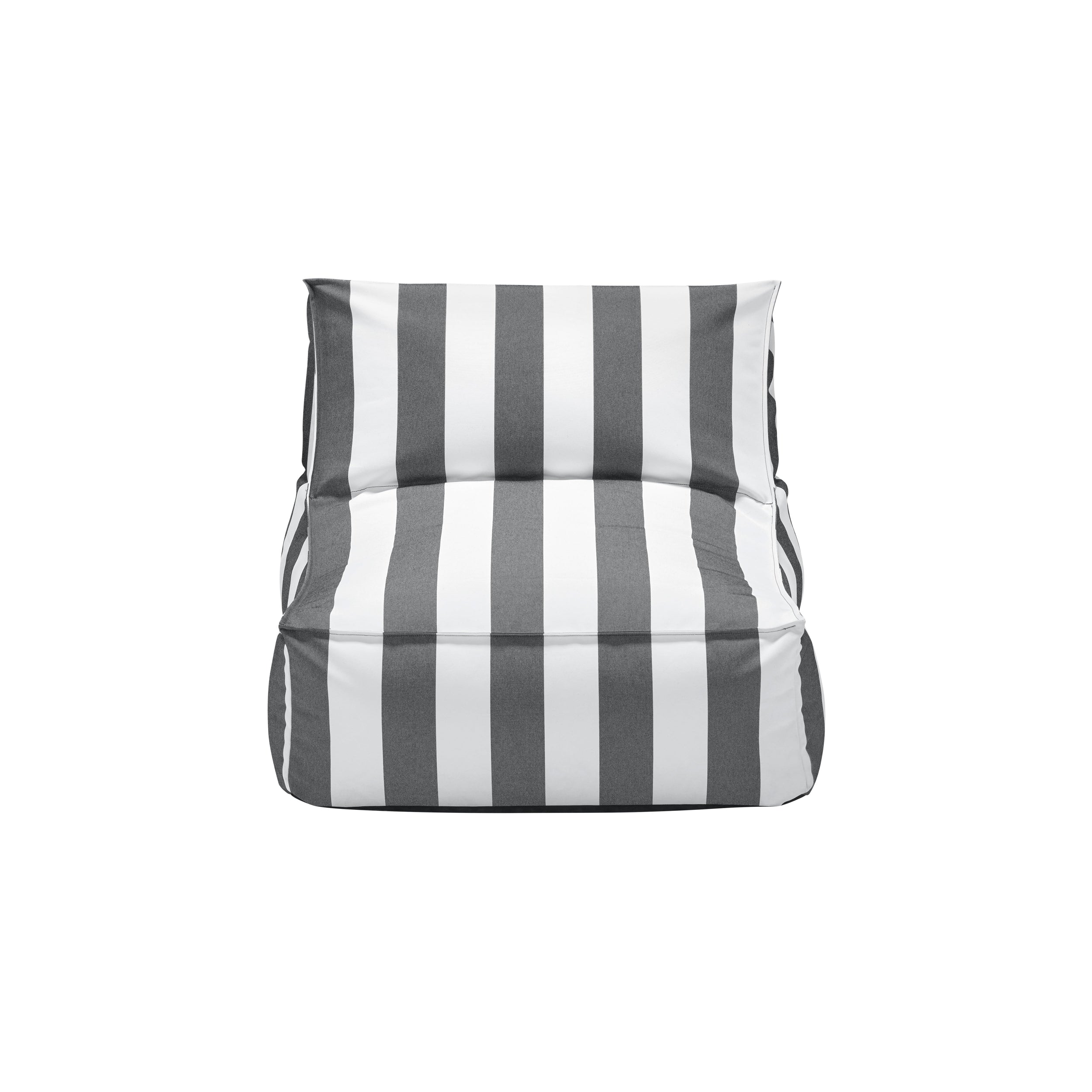 62354 STAY Stripes Lounger Chair Black