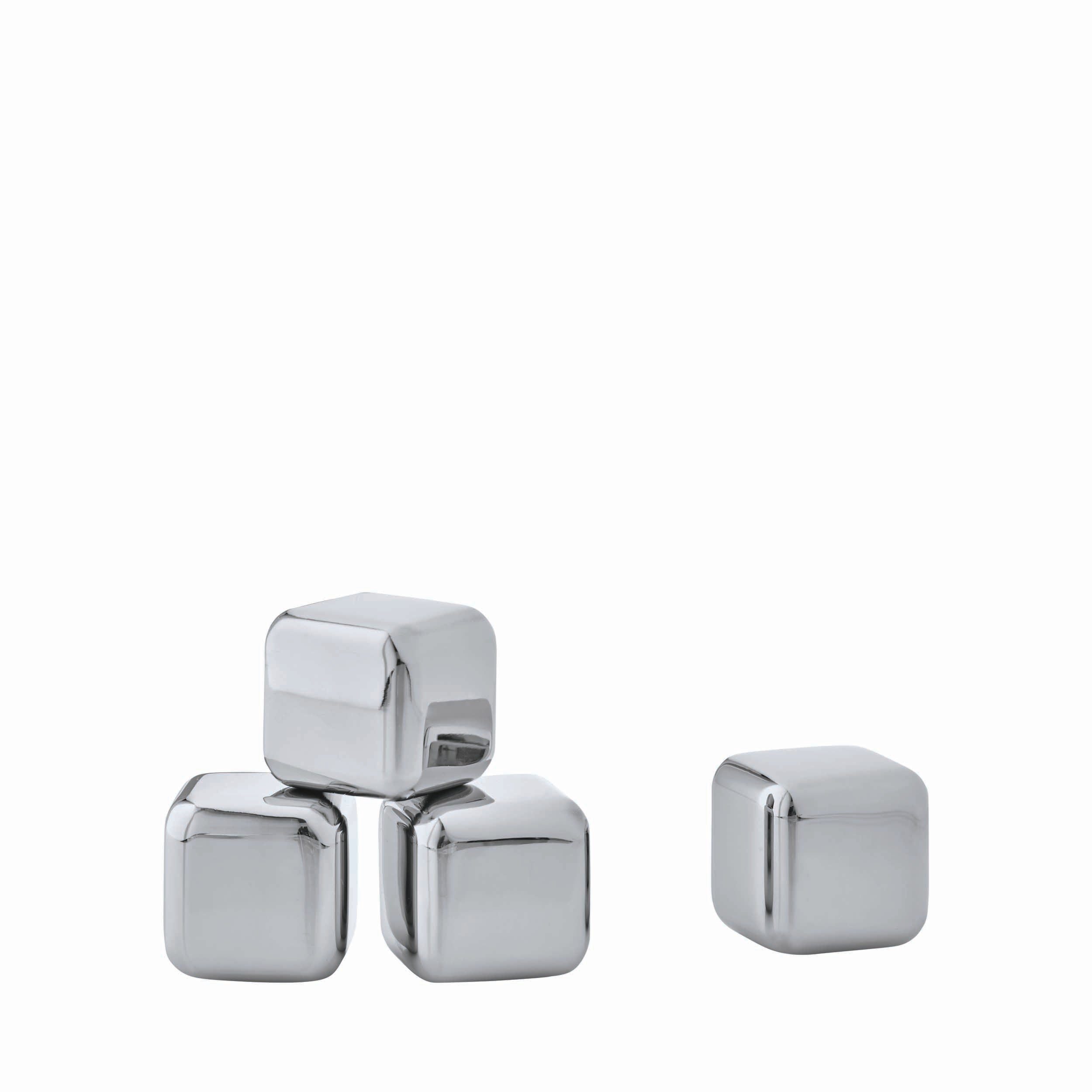 Stainless steel whiskey stone cubes