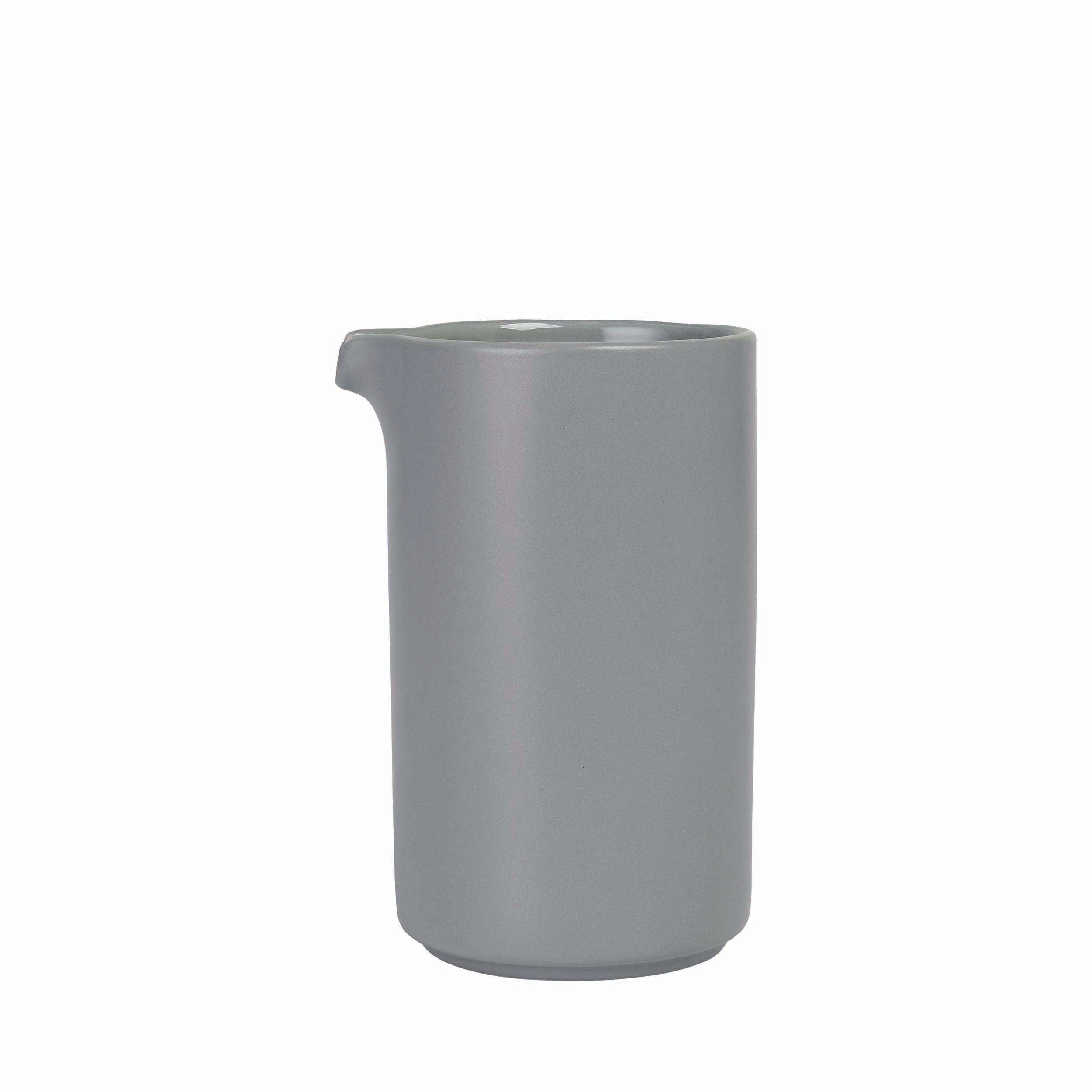 blomus PILAR Modern Stoneware Pitcher for Table Service for Water, Juice or Milk - 17 oz