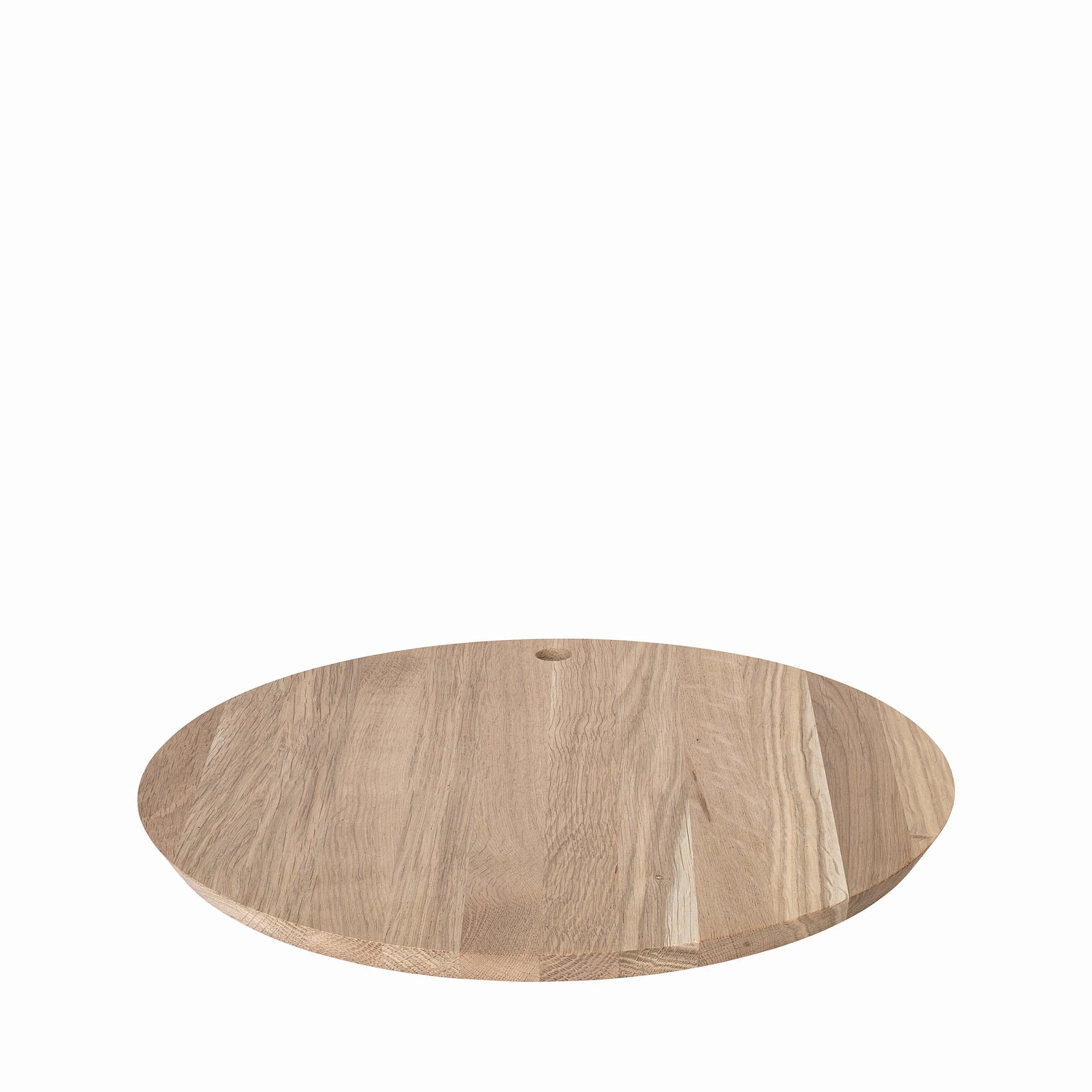 blomus BORDA Round Oak Cutting Board – Minimalist Solid Oak Wood Serving & Charcuterie Board for Modern Kitchens