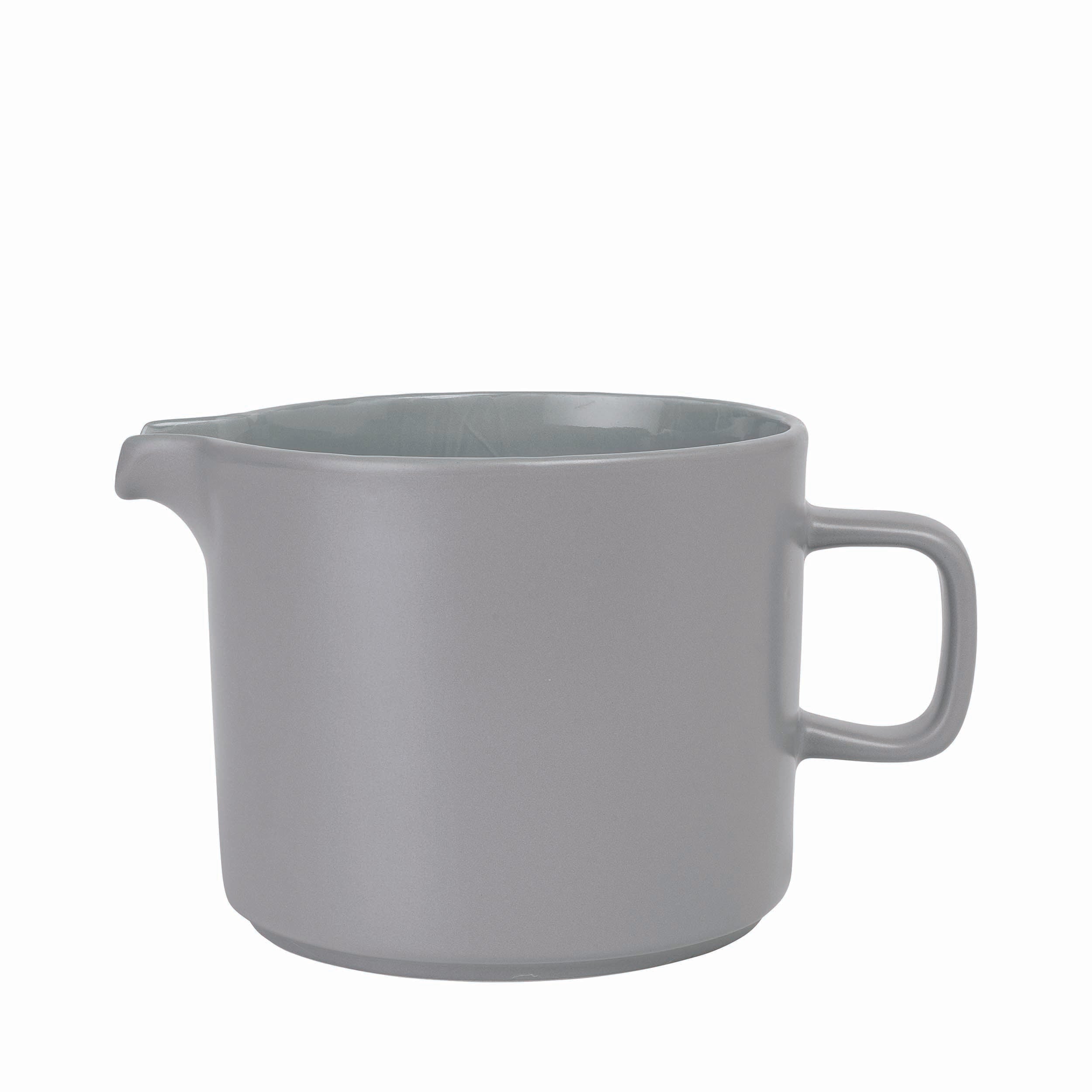 blomus PILAR Modern Stoneware Pitcher for Table Service for Water, Juice or Milk - 34 oz