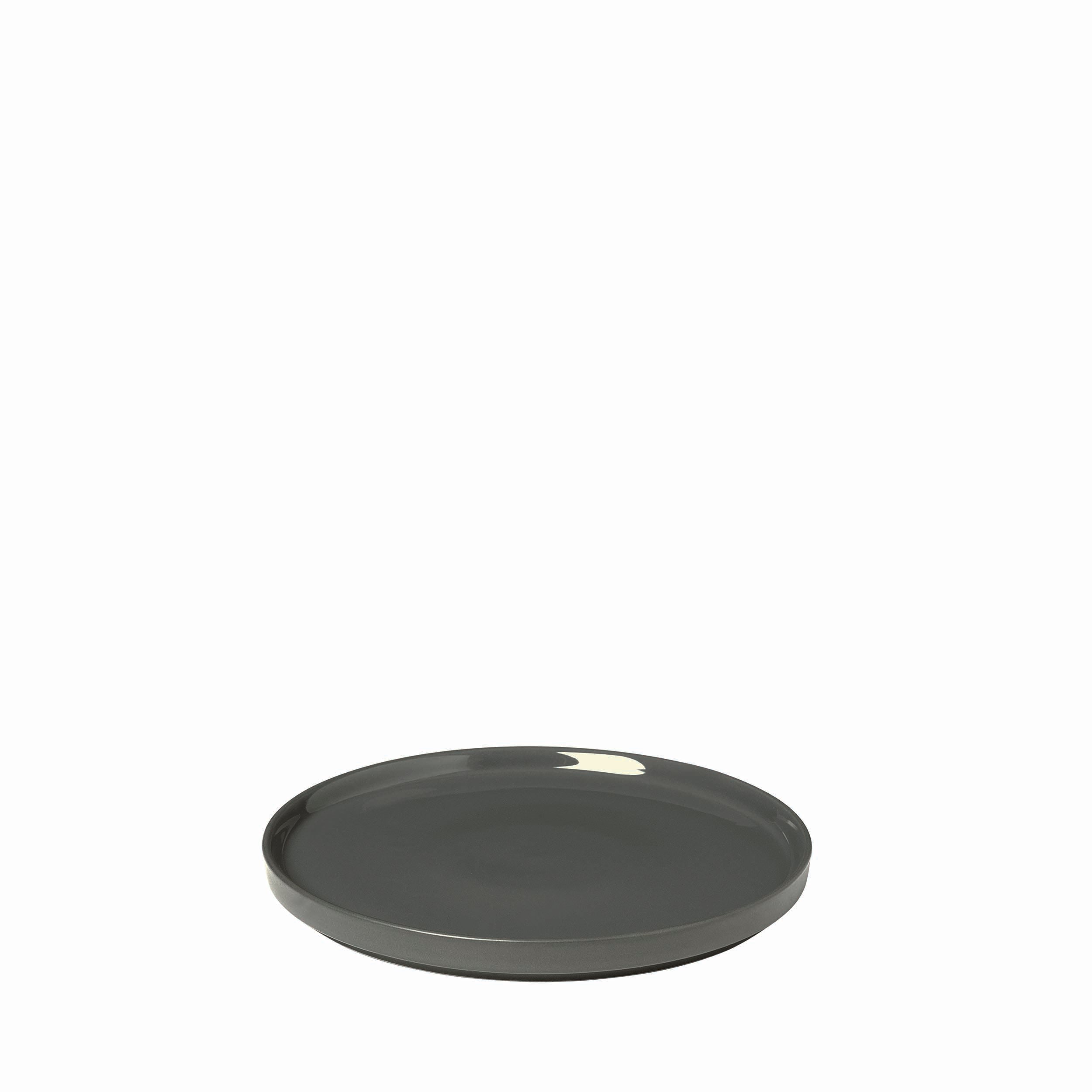 blomus PILAR Modern Stoneware Plates Sets of 4 - Dinner Plate, Side Plate, or Dessert Plate for Kitchen or Fine Formal Dining