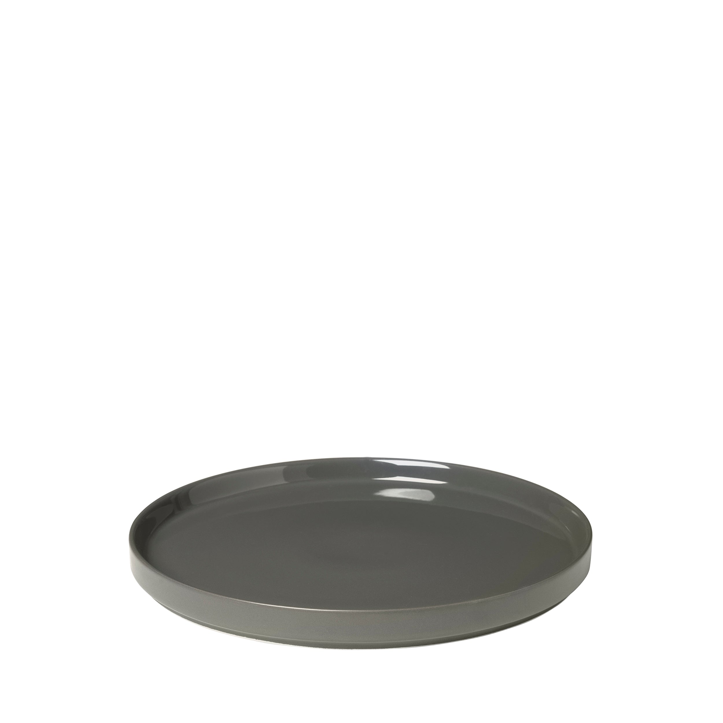 blomus PILAR Modern Stoneware Plates Sets of 4 - Dinner Plate, Side Plate, or Dessert Plate for Kitchen or Fine Formal Dining