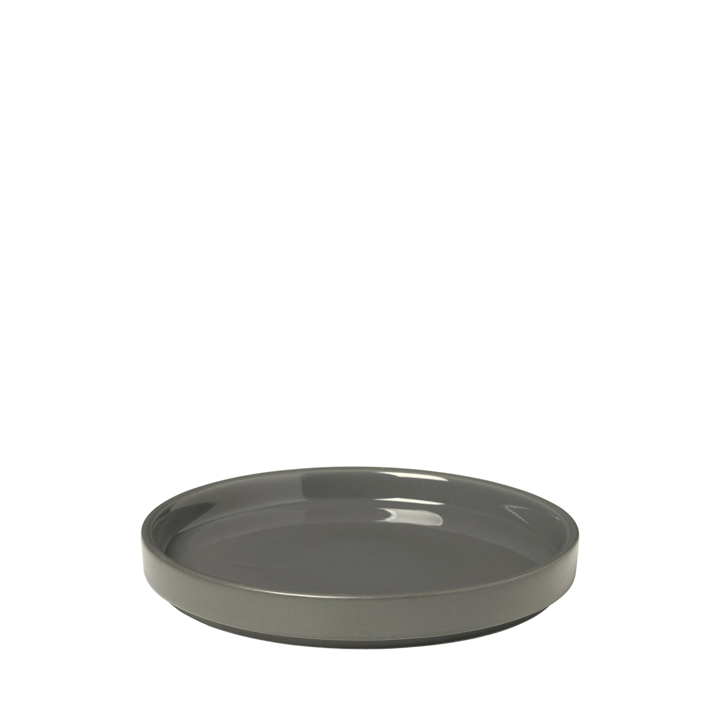 blomus PILAR Modern Stoneware Plates Sets of 4 - Dinner Plate, Side Plate, or Dessert Plate for Kitchen or Fine Formal Dining