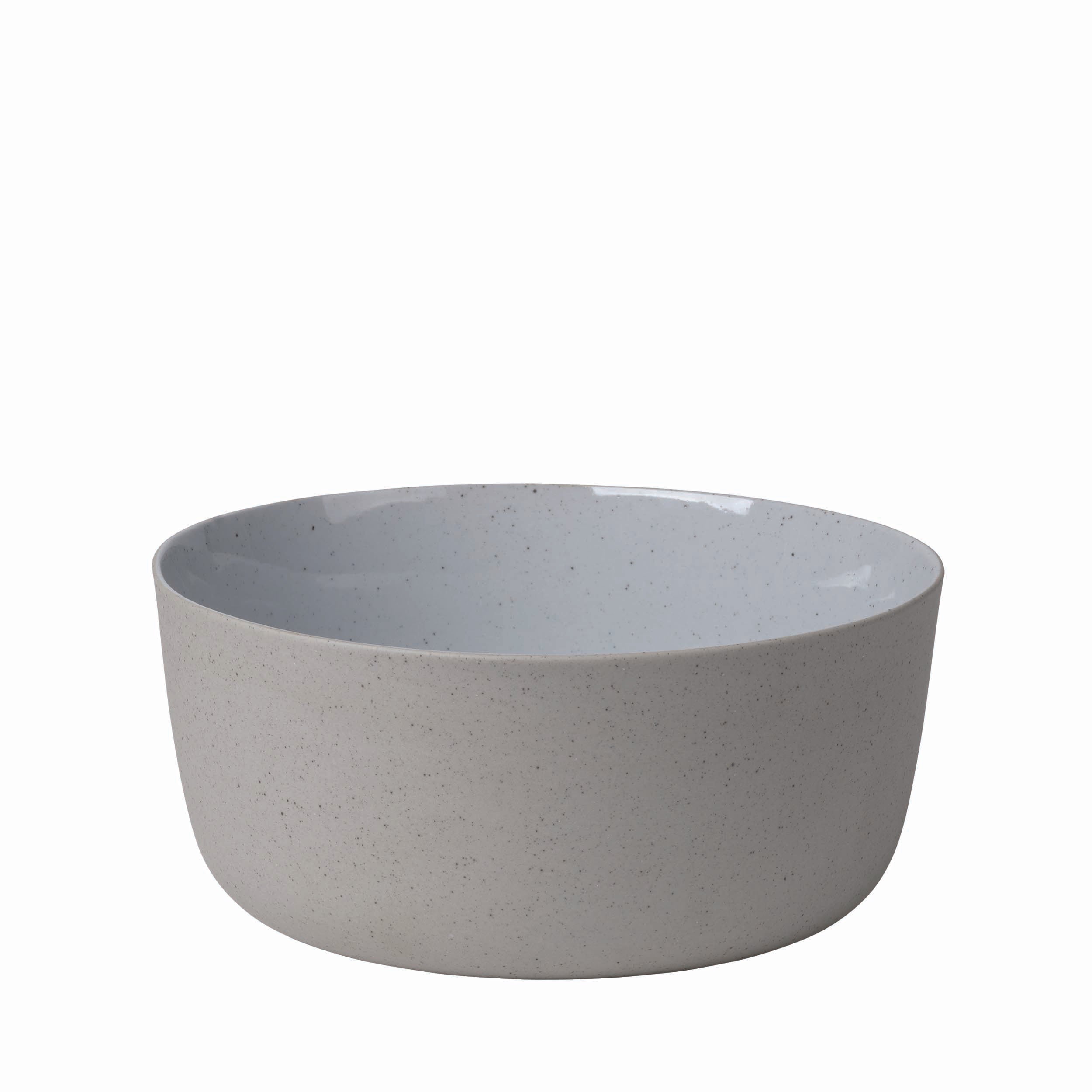 blomus SABLO Scandinavian Stoneware Serving Bowl for Salad, Pasta or Vegetables Organic Dishware