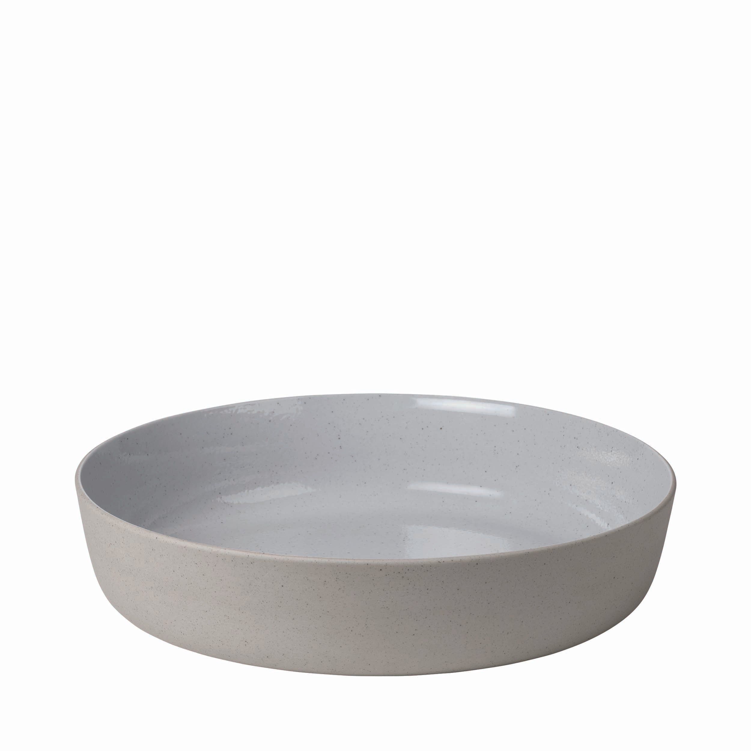 blomus SABLO Scandinavian Stoneware Serving Bowl for Salad, Pasta or Vegetables Organic Dishware