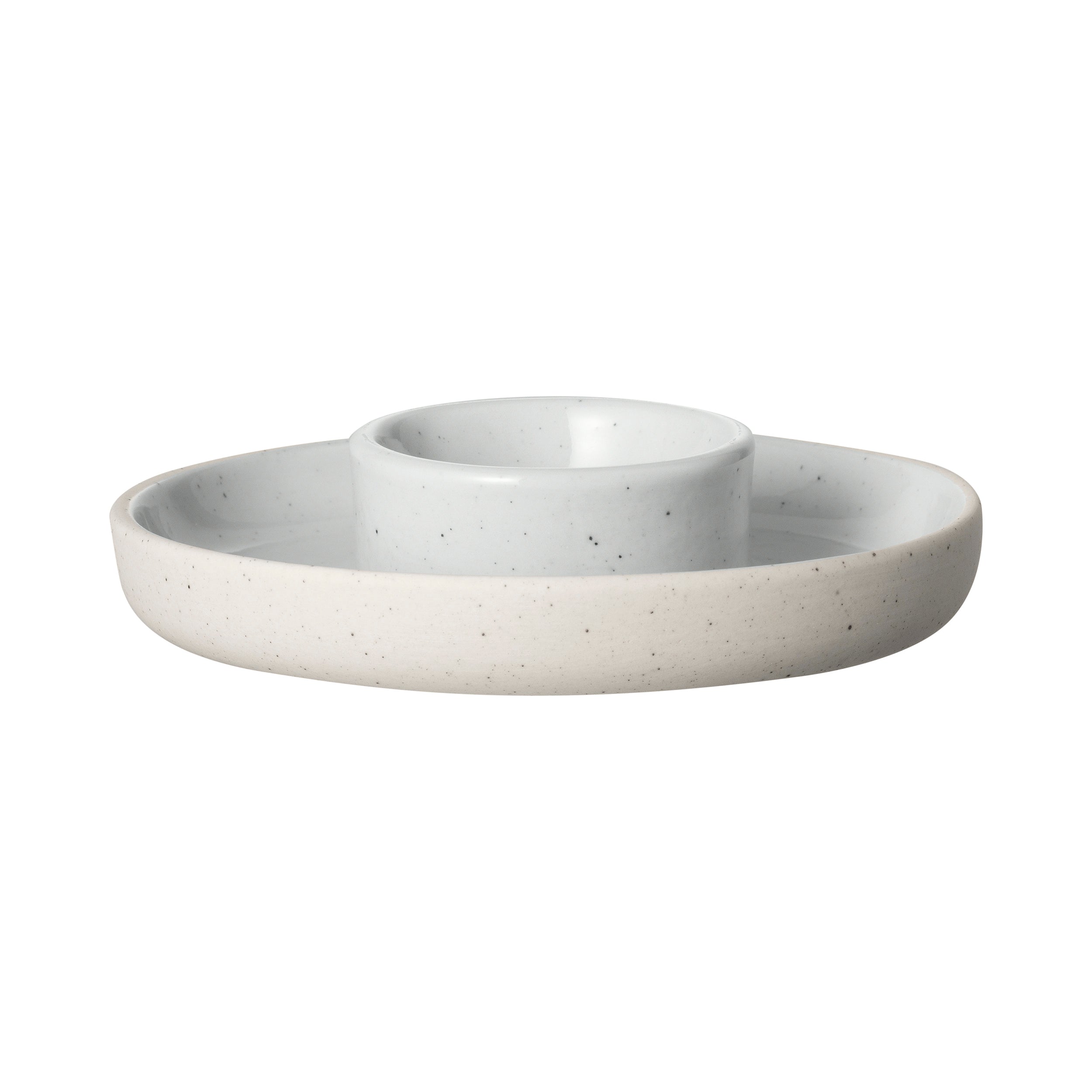 blomus SABLO Scandinavian Stoneware Egg Cup with Base Set of 2 for Breakfast Dining Organic Dishware