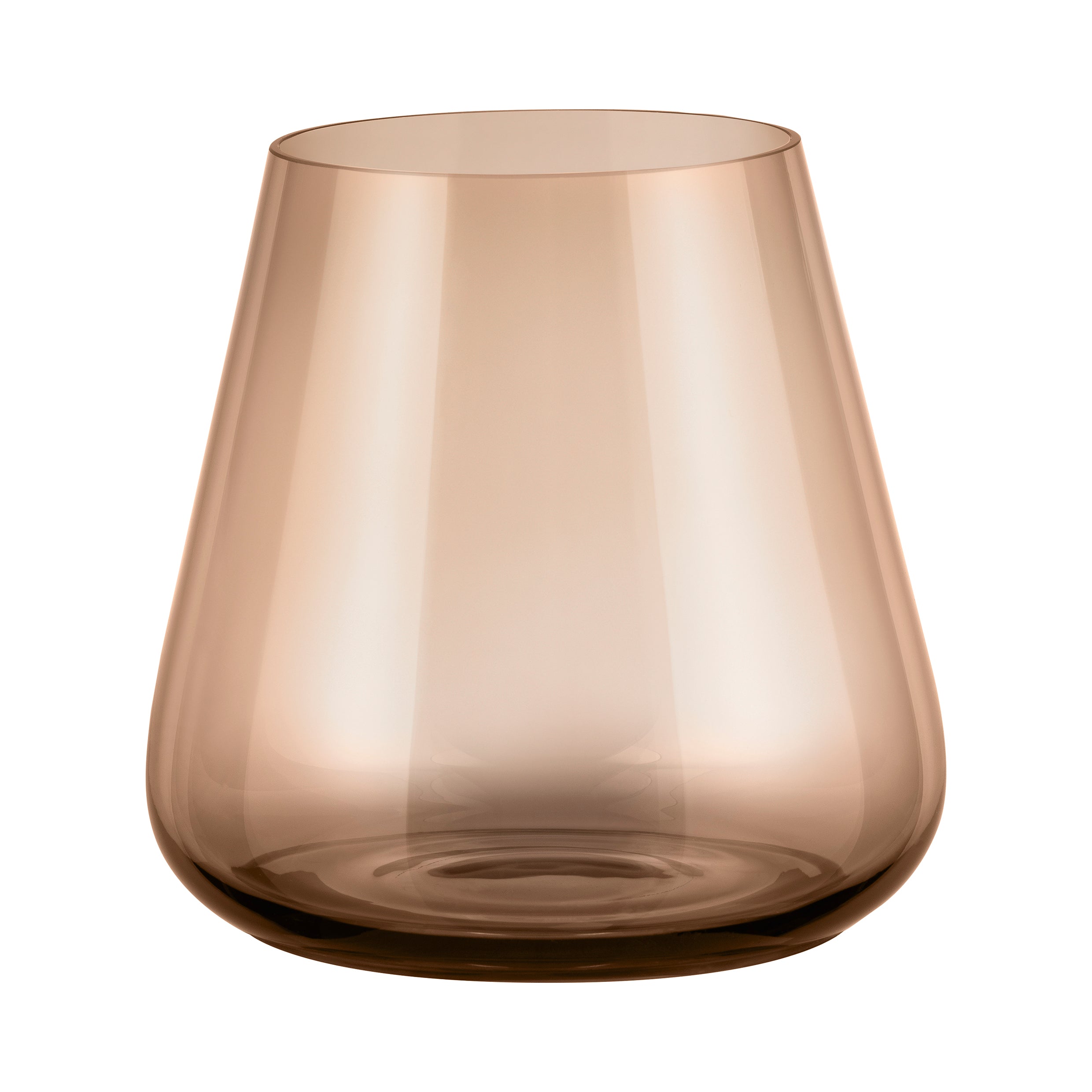 blomus BELO Hand Blown Tumbler or Stemless Wine Glass - Colored Tapered Tulip Shape - 4 pieces