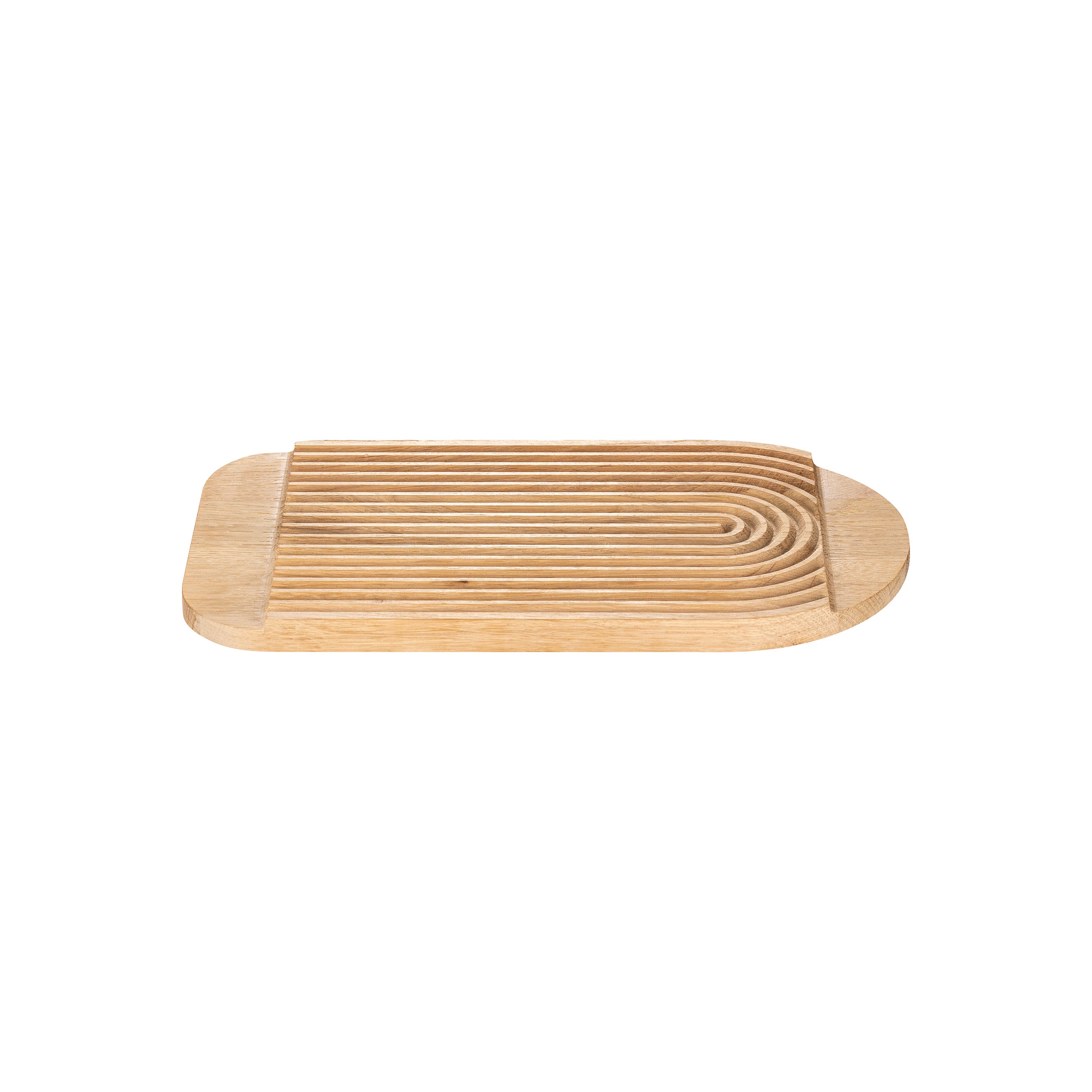 blomus ZEN Solid Oak Cutting Board  – Serving Tray  - Charcuterie Board for Modern Kitchens