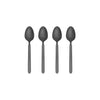 64475 STELLA Black Espresso Spoons
