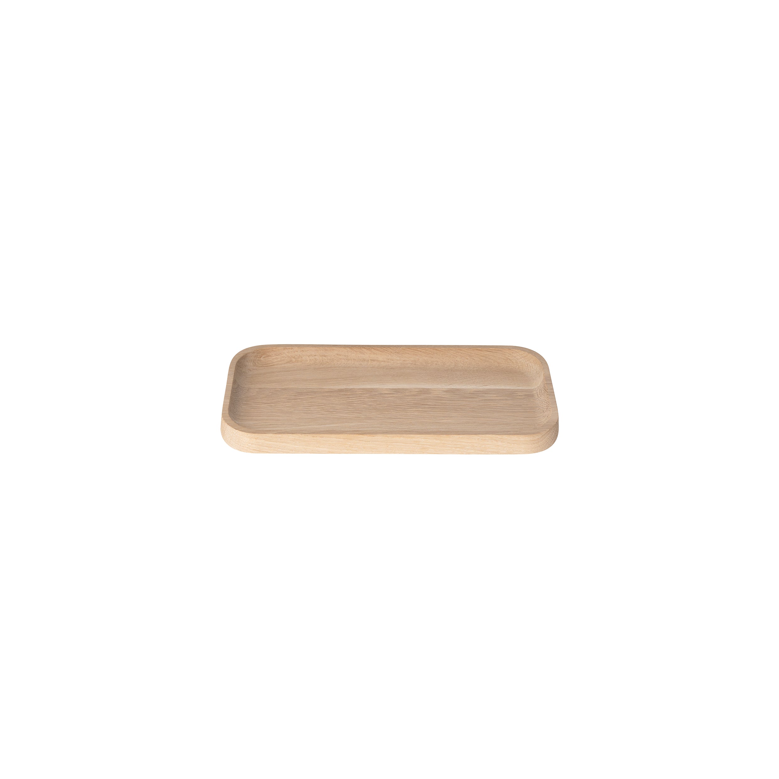 OKU Decorative and Functional Solid Oak Natural Wood Grain Rectangular
