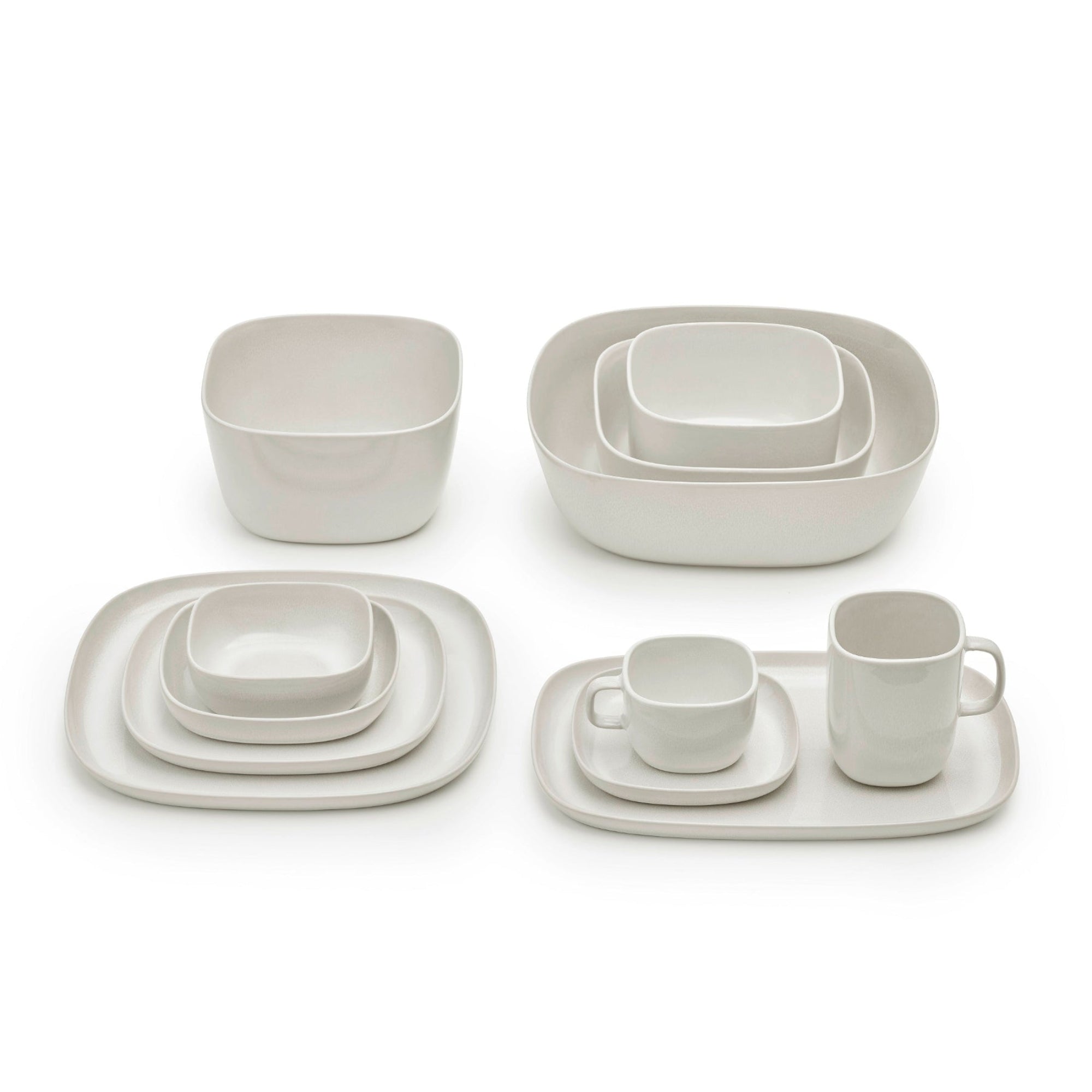 VAHLO Complete Dish Set in Moonbeam