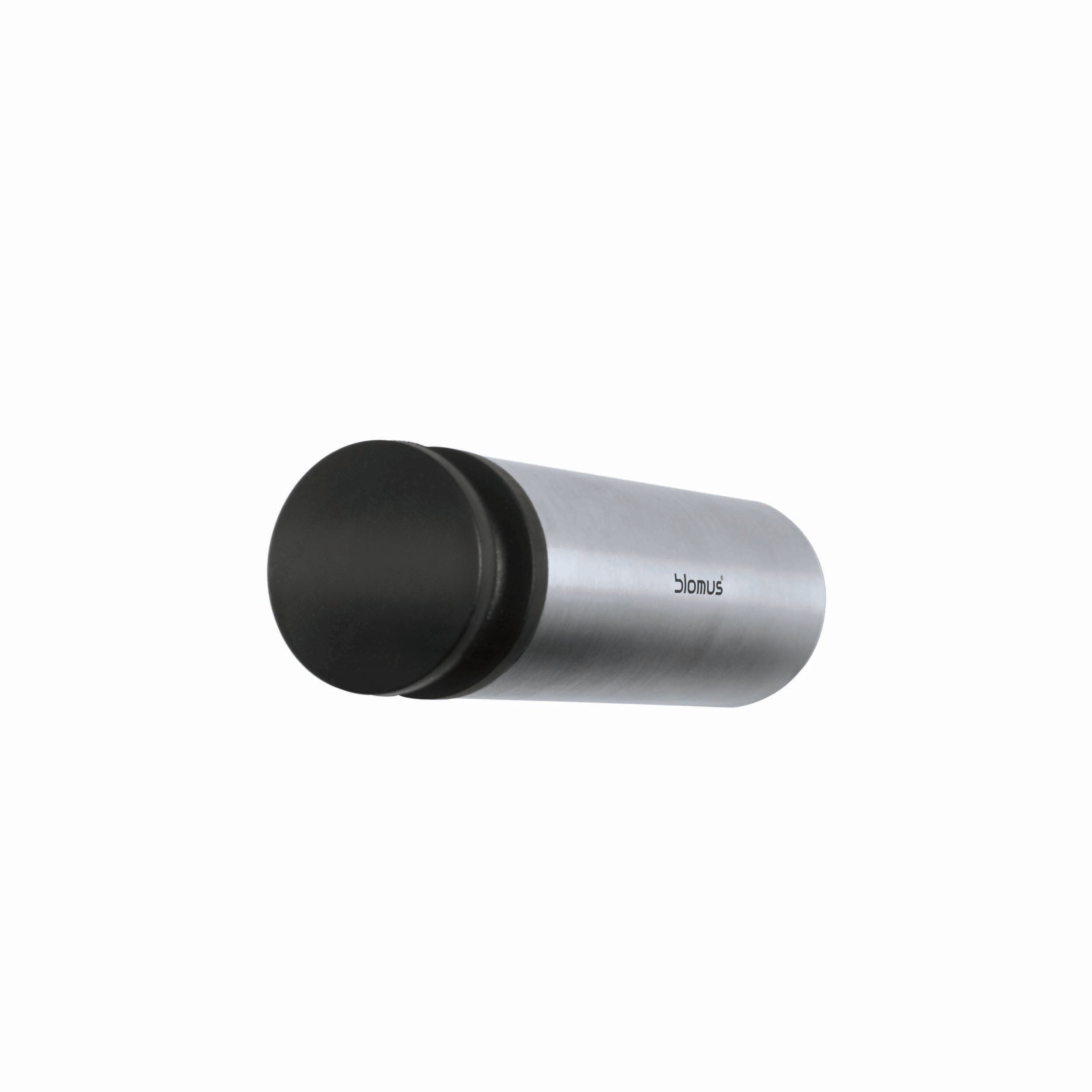 blomus ENTRA Wall Mounted Baseboard Door Stop - Modern Stainless Steel