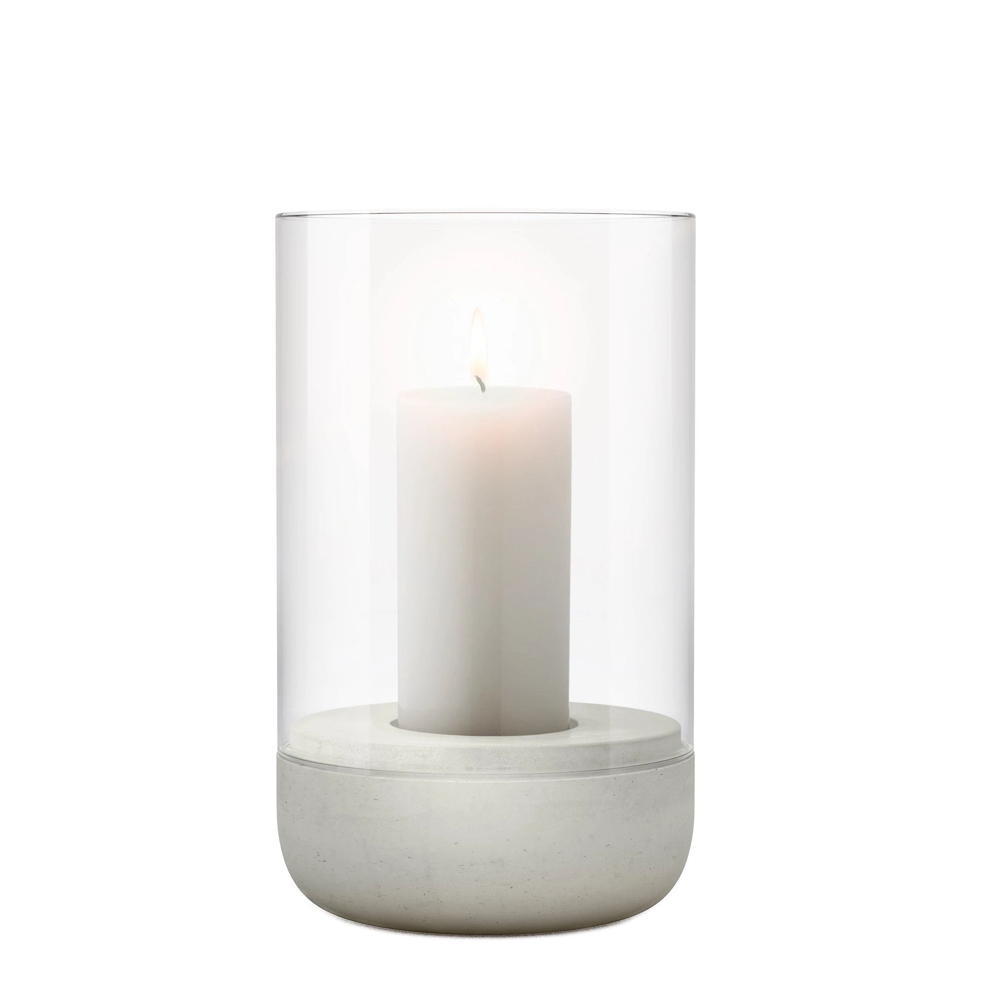 CALMA Hurricane Lamp Medium Concrete