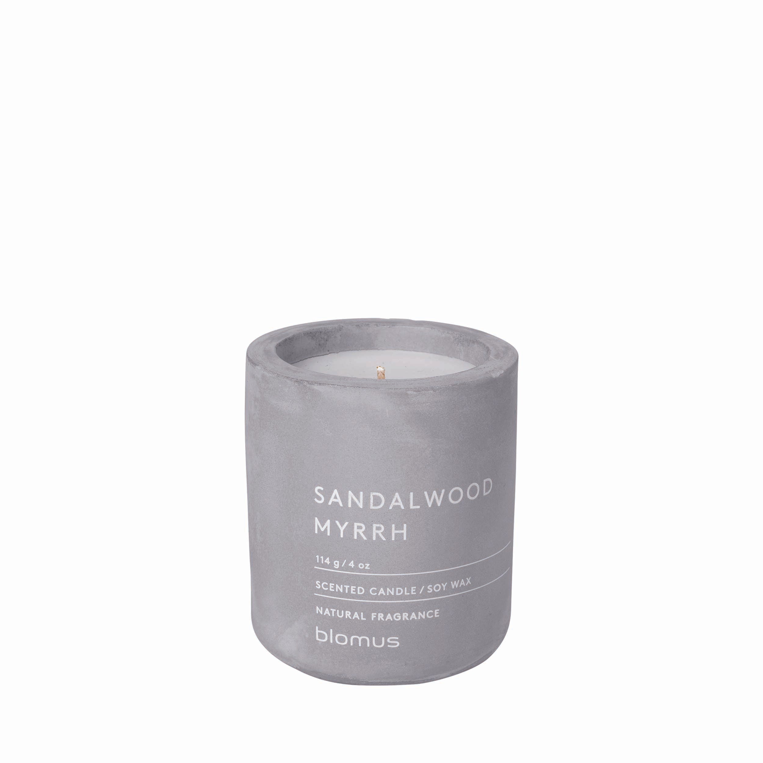 Scented Candle in Concrete Container - Small