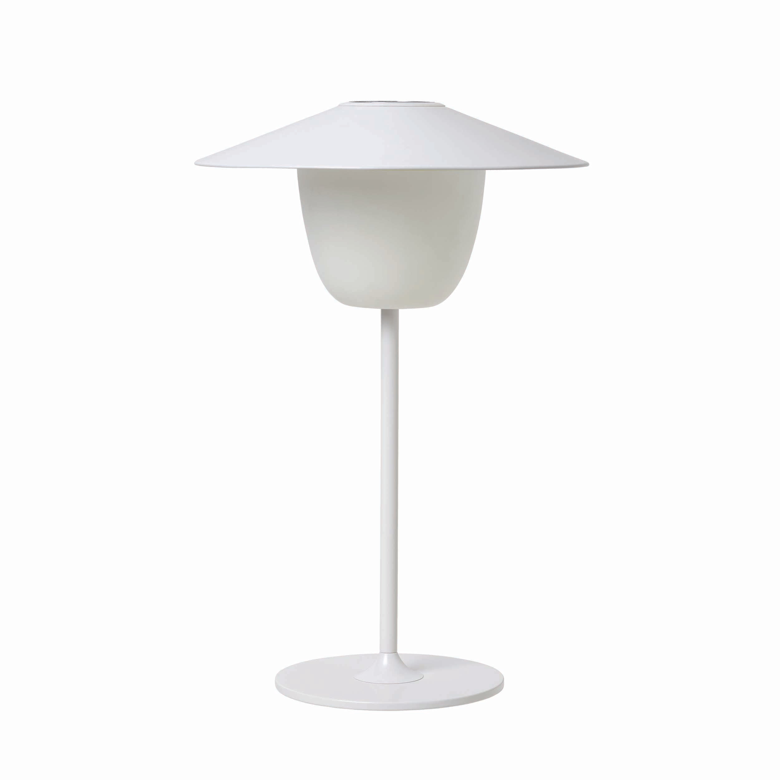 blomus ANI Rechargeable LED Portable Indoor or Outdoor Lamp  3-in-1 Works as Tabletop Lamp, Lantern or Hanging Light