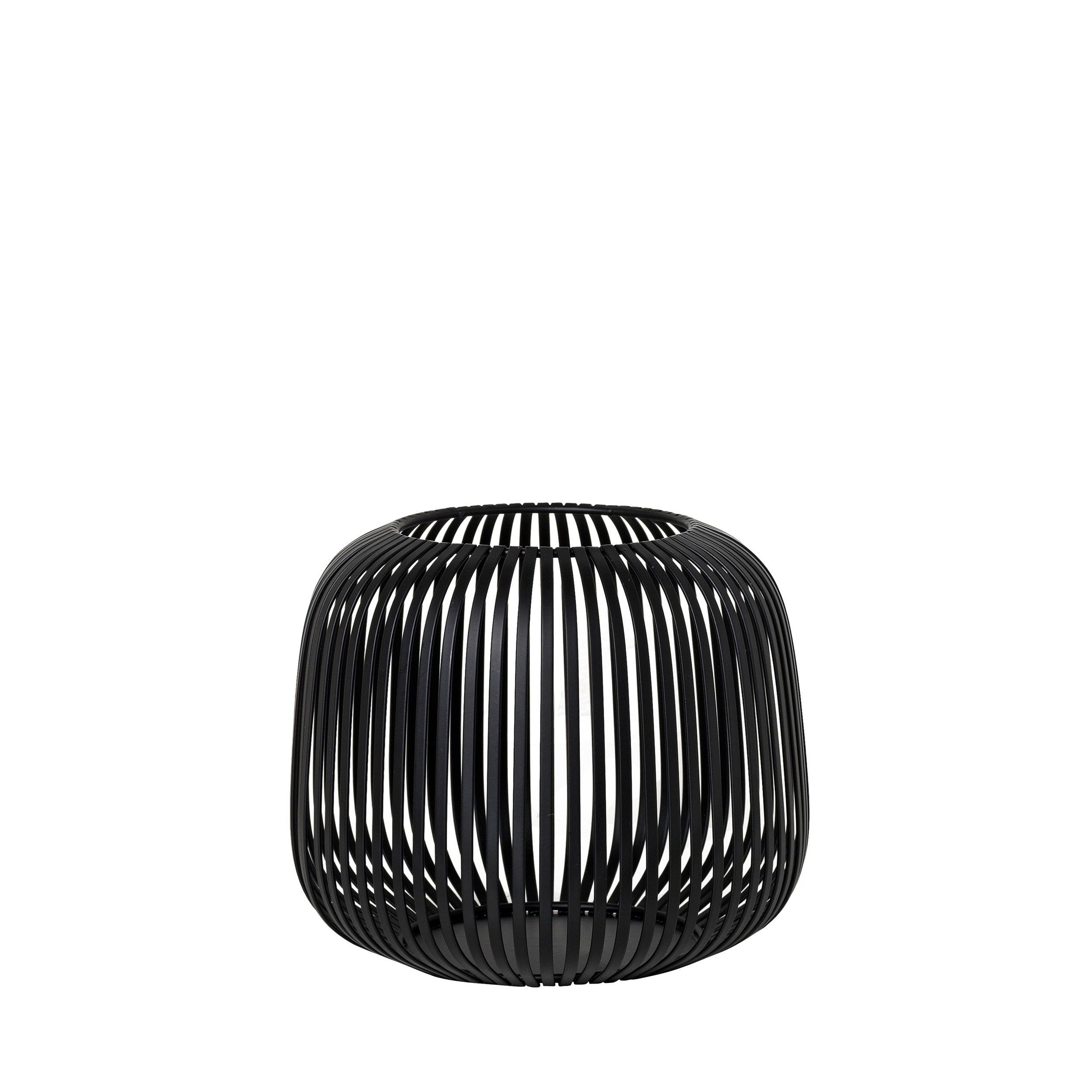 blomus LITO Steel Indoor Lantern Candleholder with Shadowed Lighting Effect - Small