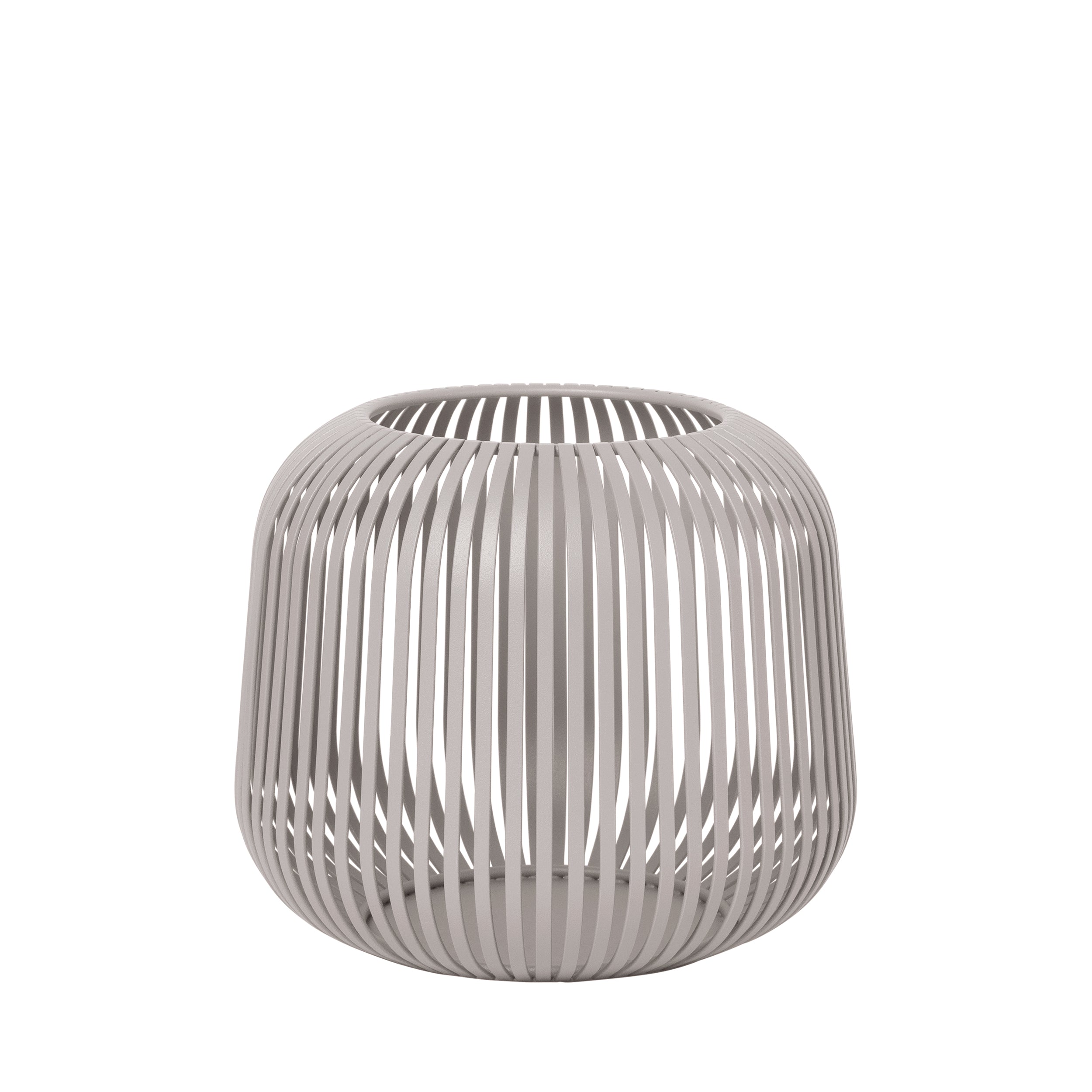 LITO Steel Indoor Lantern Candleholder with Shadowed Lighting Effect -