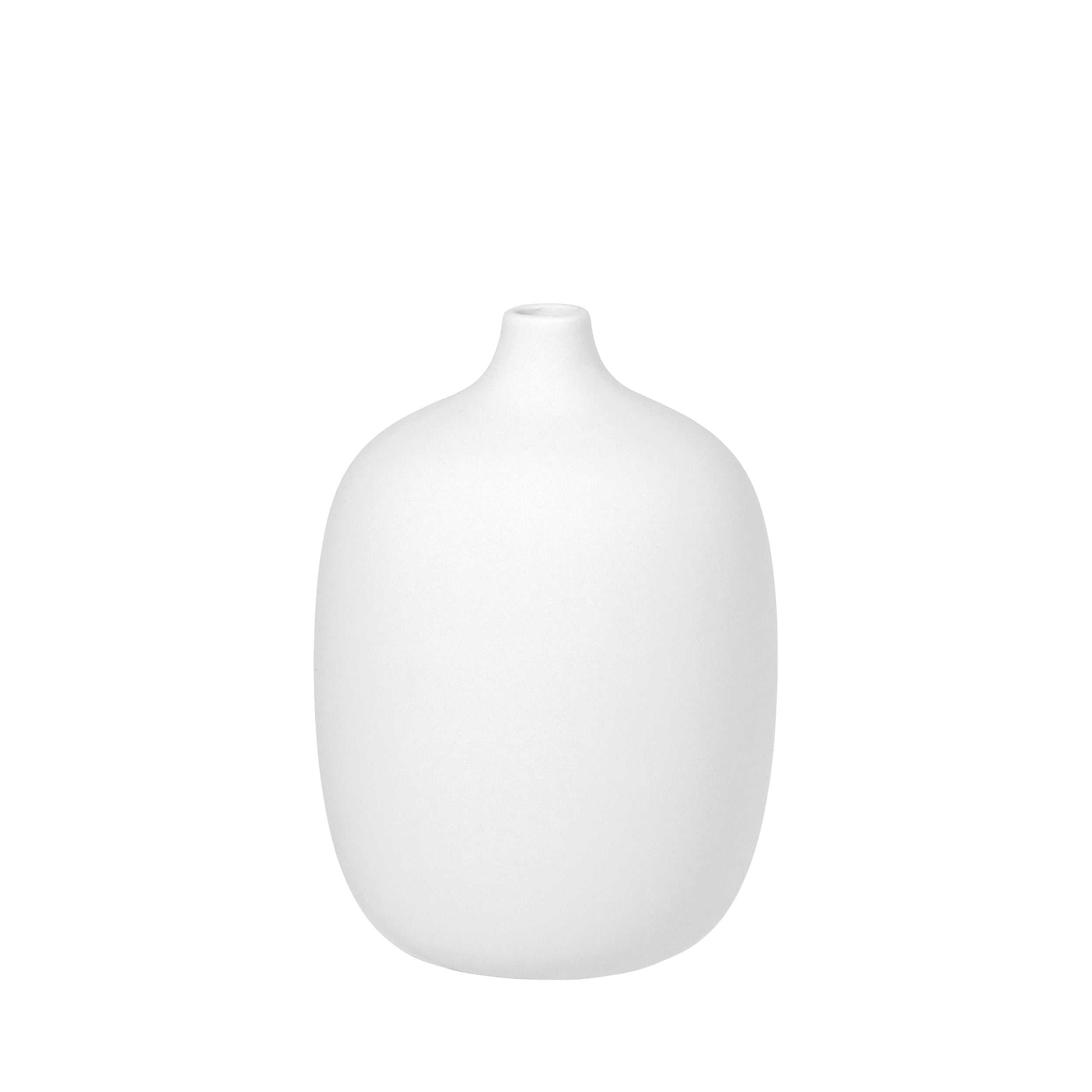 blomus CEOLA Modern Ceramic Statement Vase with Organic Soft Curves  - 5.5 x 7.5