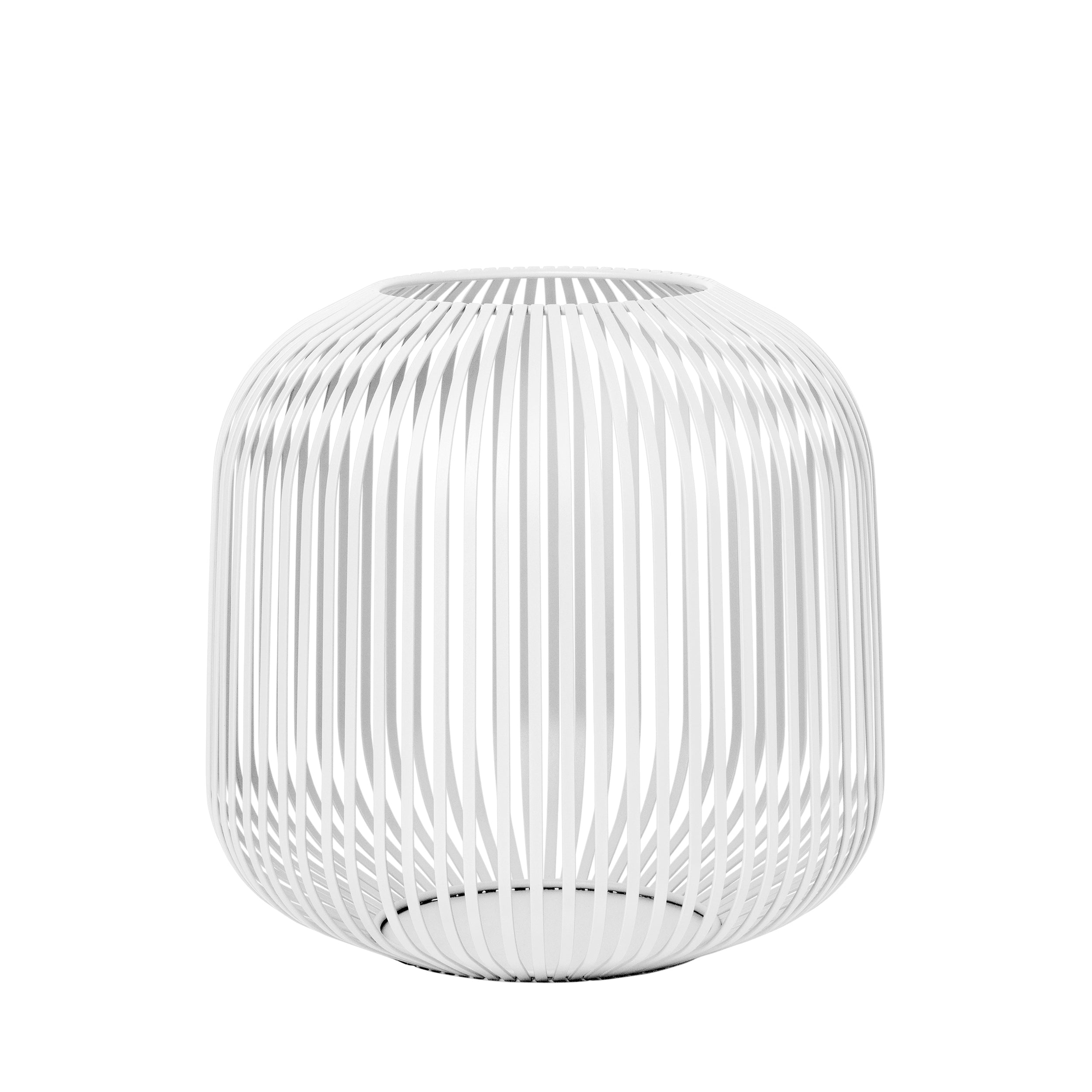blomus LITO Steel Indoor Lantern Candleholder with Shadowed Lighting Effect - Medium