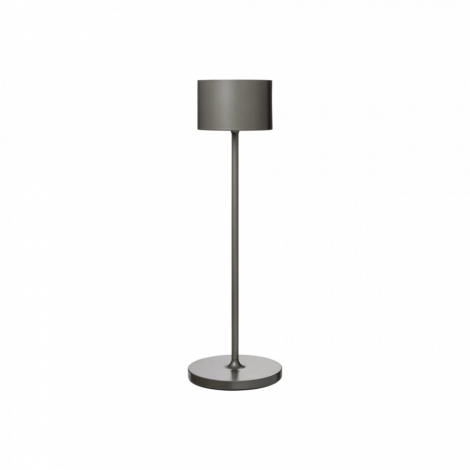 blomus FAROL Metallic Rechargeable LED Indoor or Outdoor Table Lamp - Dimmable - Varying Light Colors