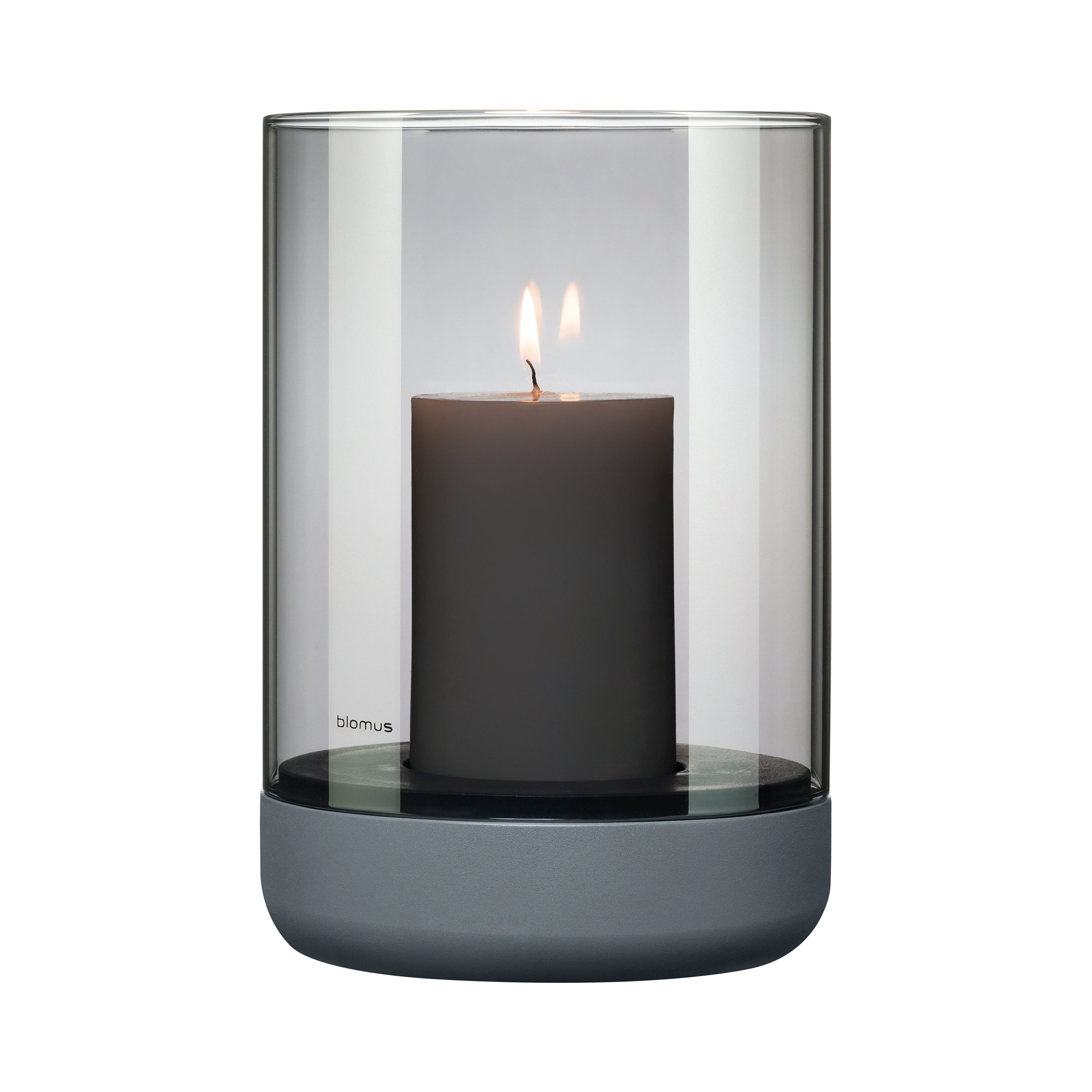 CALMA Hurricane Lamp Large Steel Grey