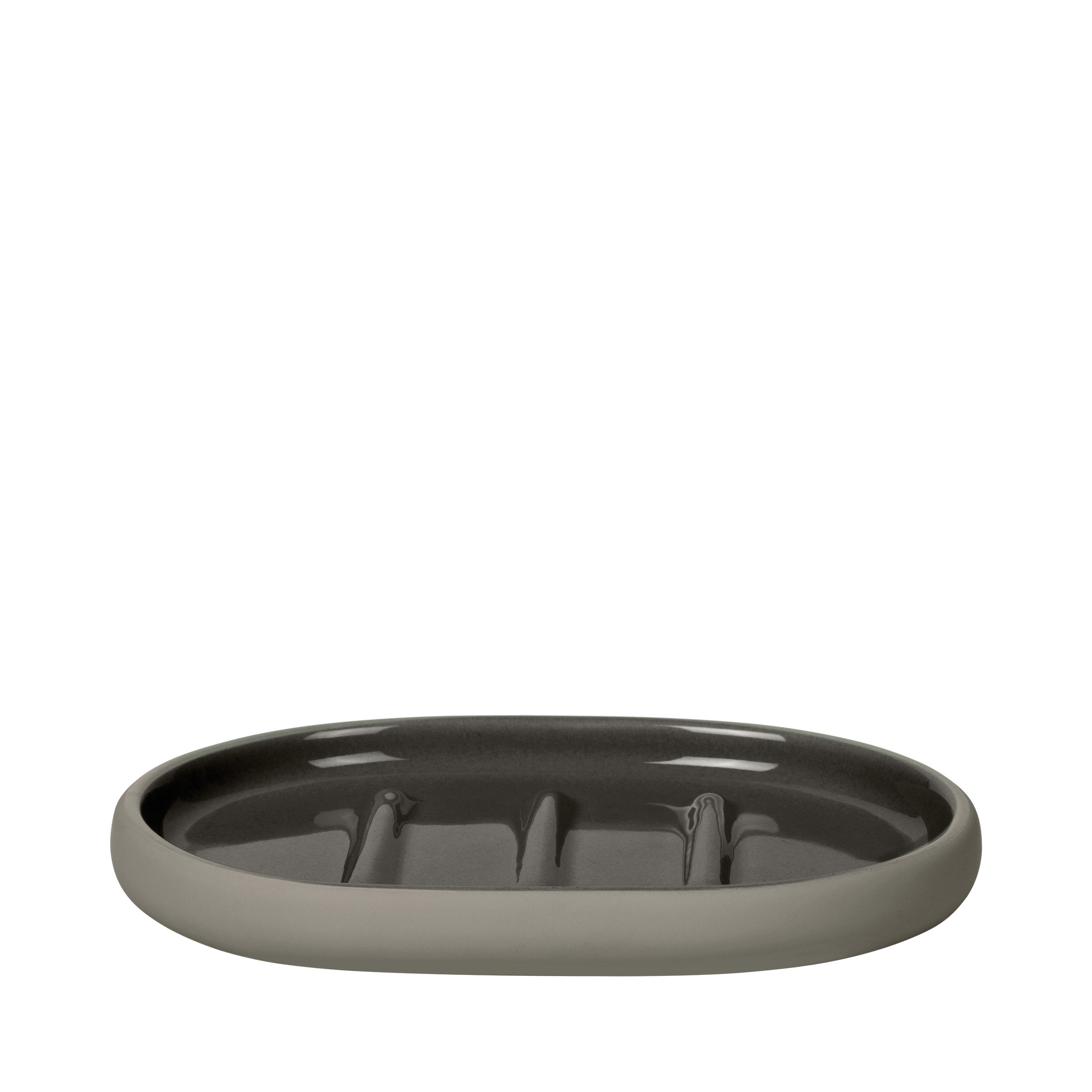blomus SONO Bathroom Soap Dish - Ceramic Soft Touch - Modern Design