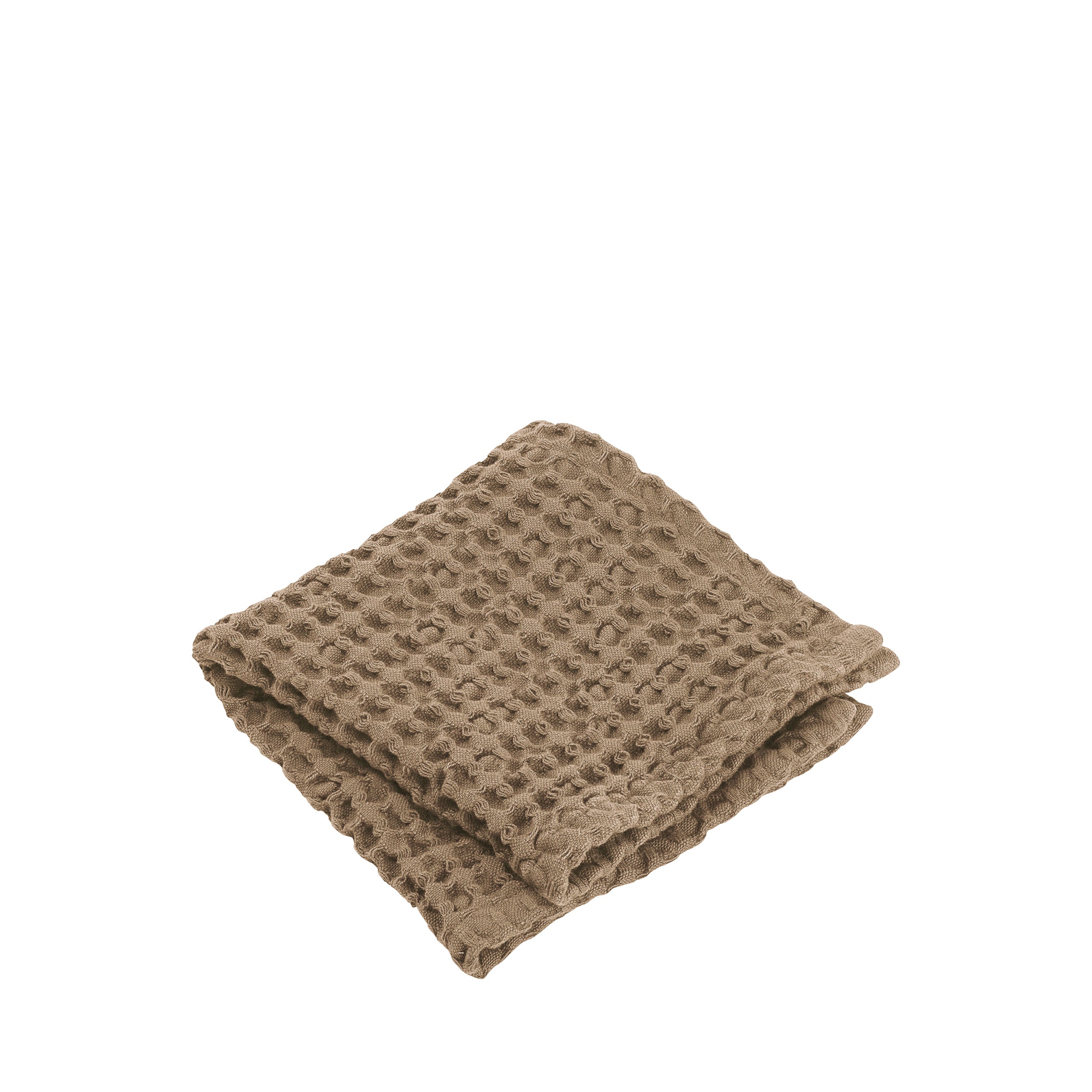 blomus CARO Waffle Weave Cotton Bathroom Washcloth 12 x 12 Set of 2 - OEKO-TEX Standard 100 Certified