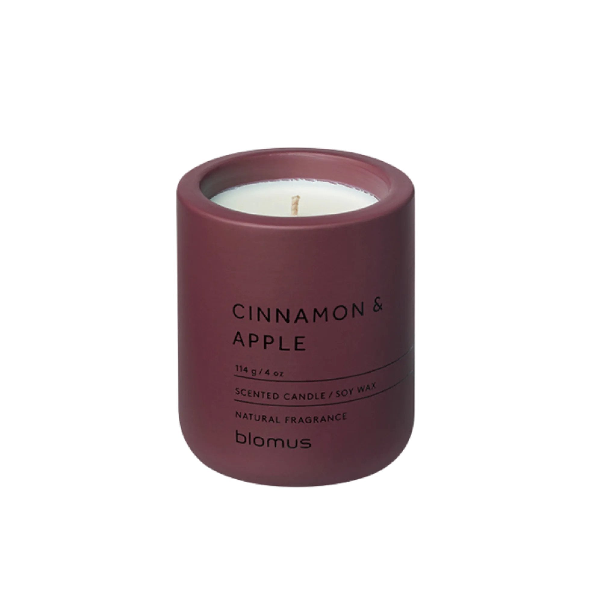 FRAGA Large Scented Jar Candle with Colored Concrete Container - Soy W