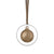 67098 Coffee Bauble with Silver Ring