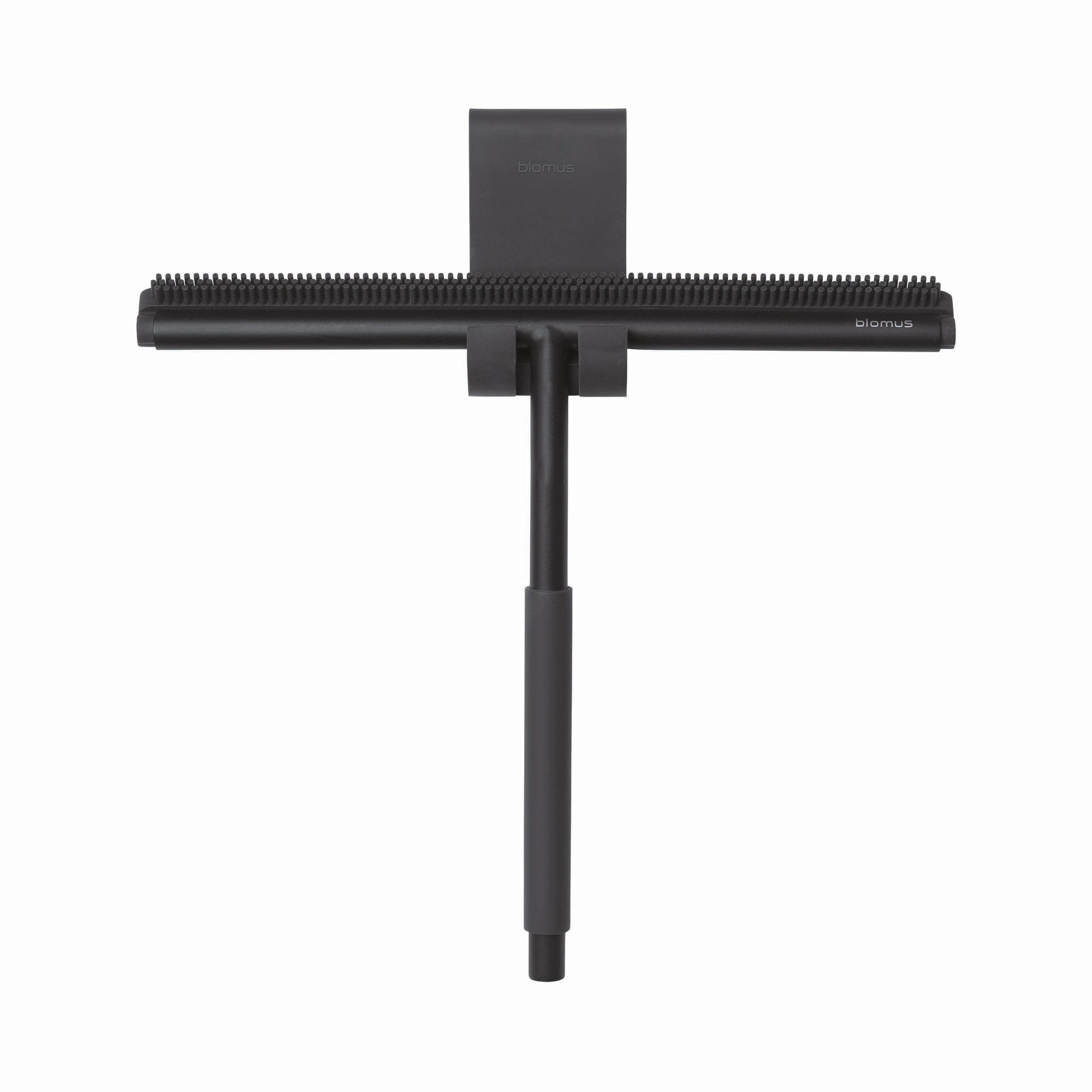 blomus MODO Bathroom Shower Squeegee and Brush With Hanger - Steel and Silicone