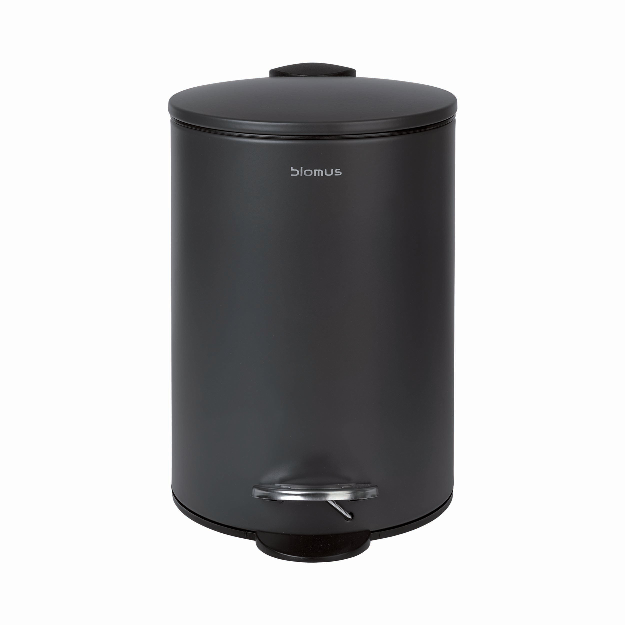 blomus TUBO Wastepaper Basket for Bathroom with Soft Close Lid