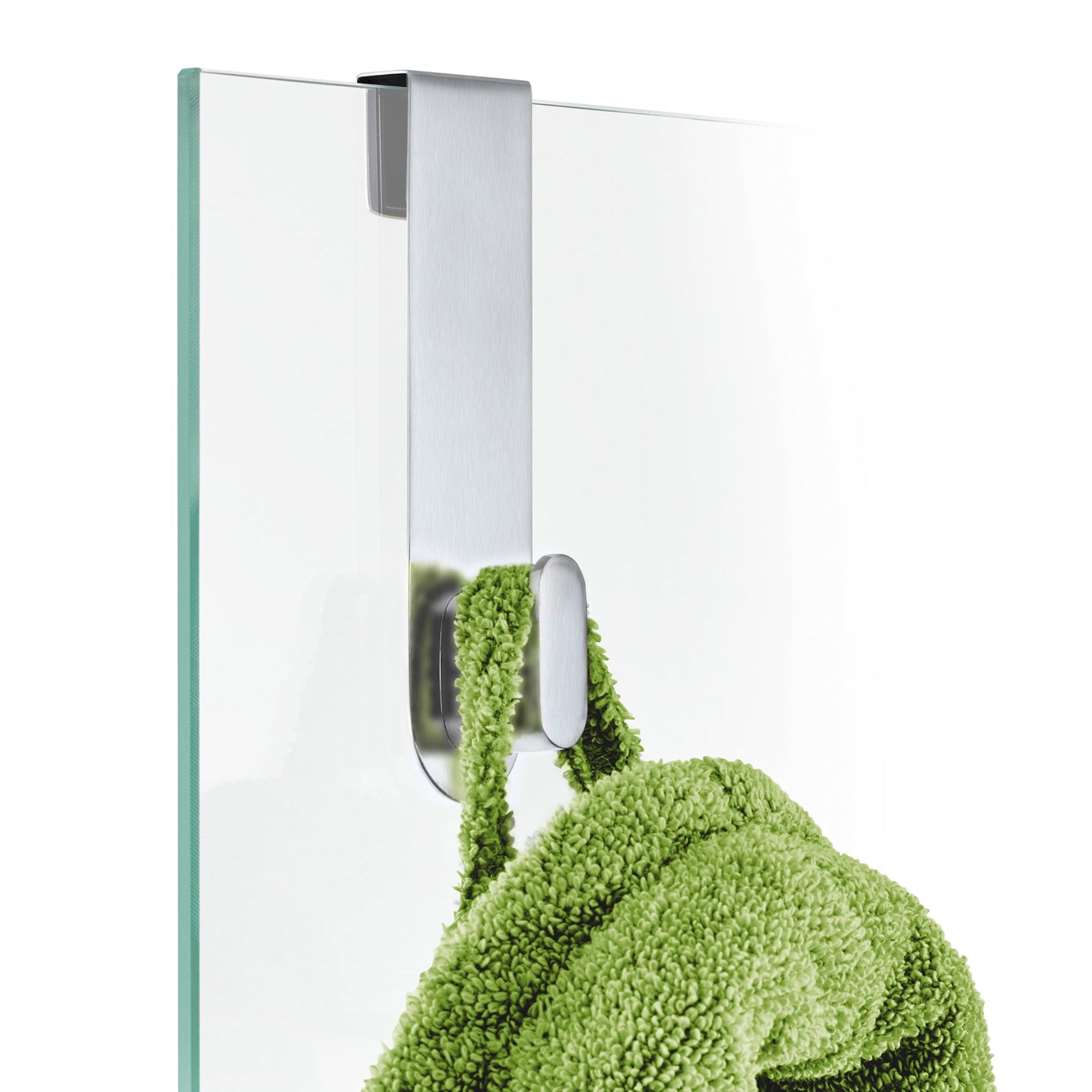 blomus NEXIO Glass Shower Over-The-Door Hook - Brushed Stainless Steel