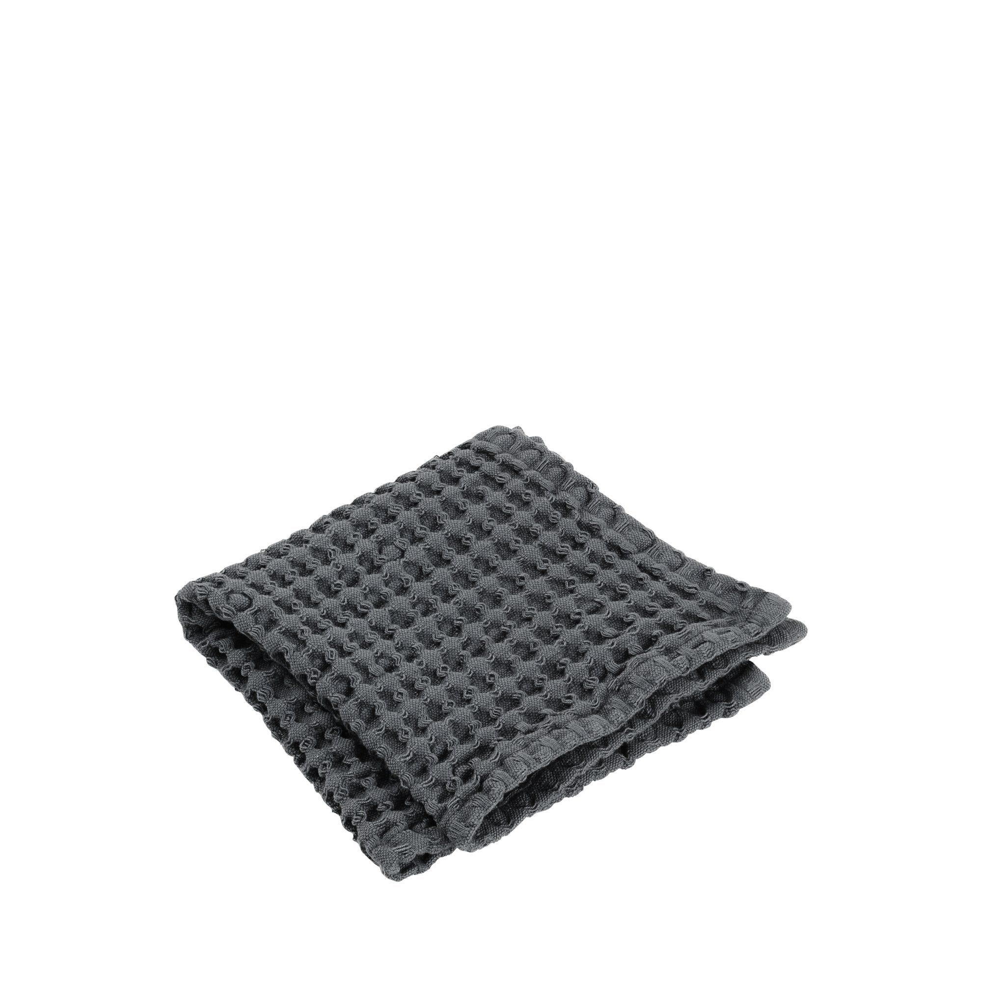 blomus CARO Waffle Weave Cotton Bathroom Washcloth 12 x 12 Set of 2 - OEKO-TEX Standard 100 Certified