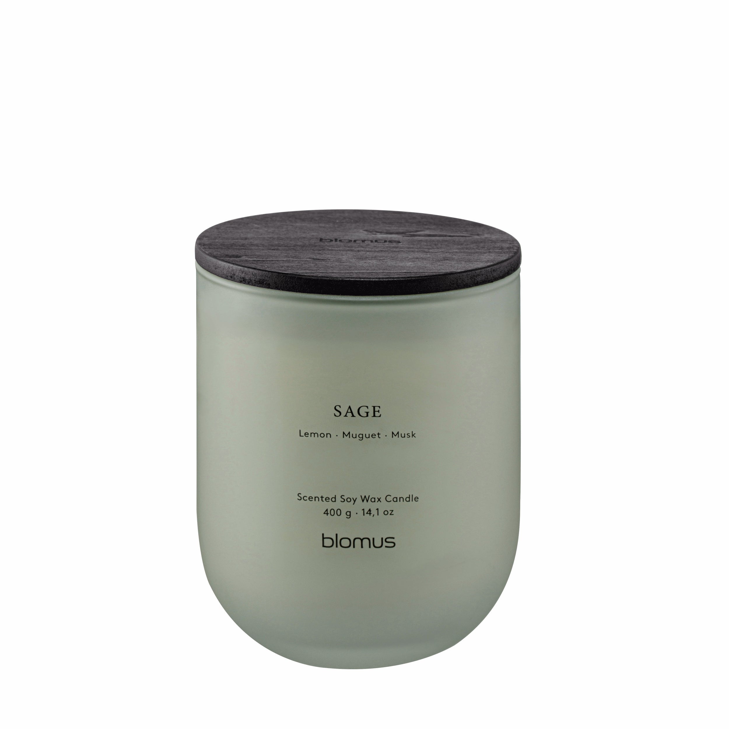 69292 Sage Scented Candle on White Background