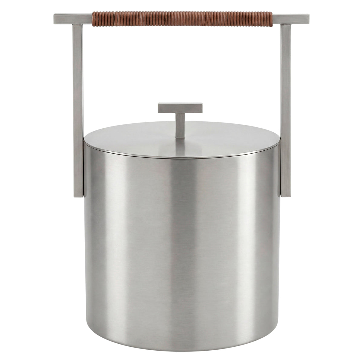 ASKA Modern Stainless Steel Fireplace Ash Bucket with Lid and Handle