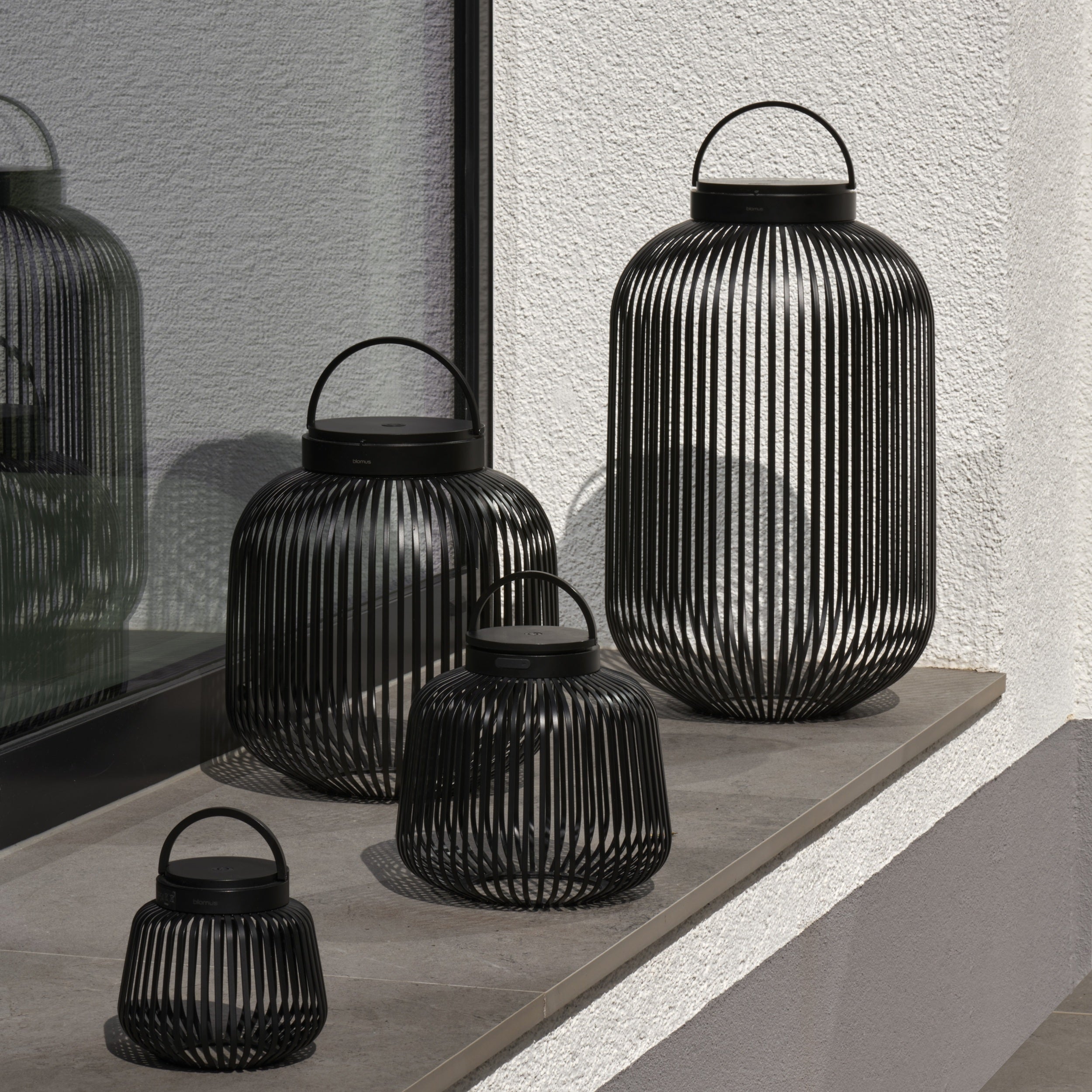 LITO Rechargable LED Portable Indoor or Outdoor Lighting Effect Steel Lantern - Dimmable - Varying Light Colors