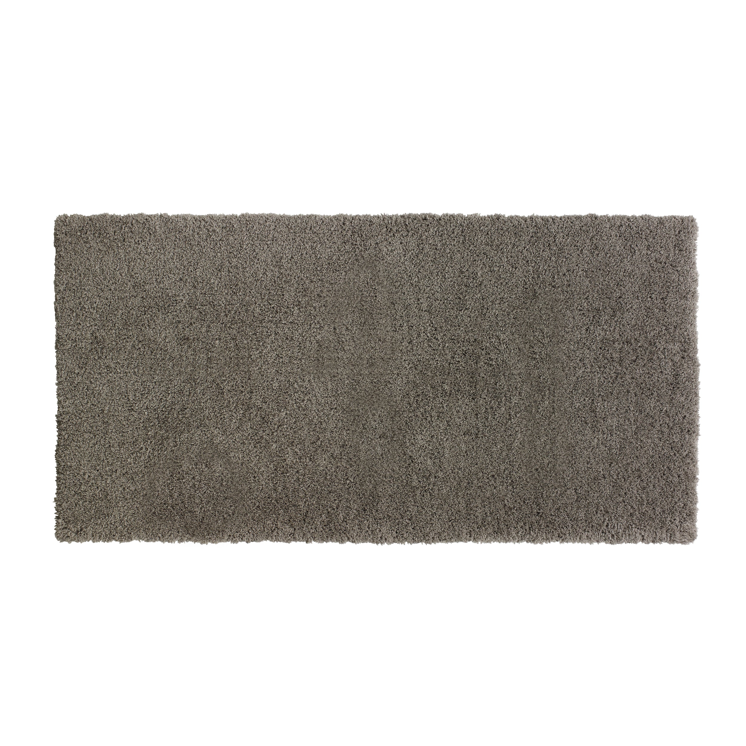 Gray bathmat on a white background