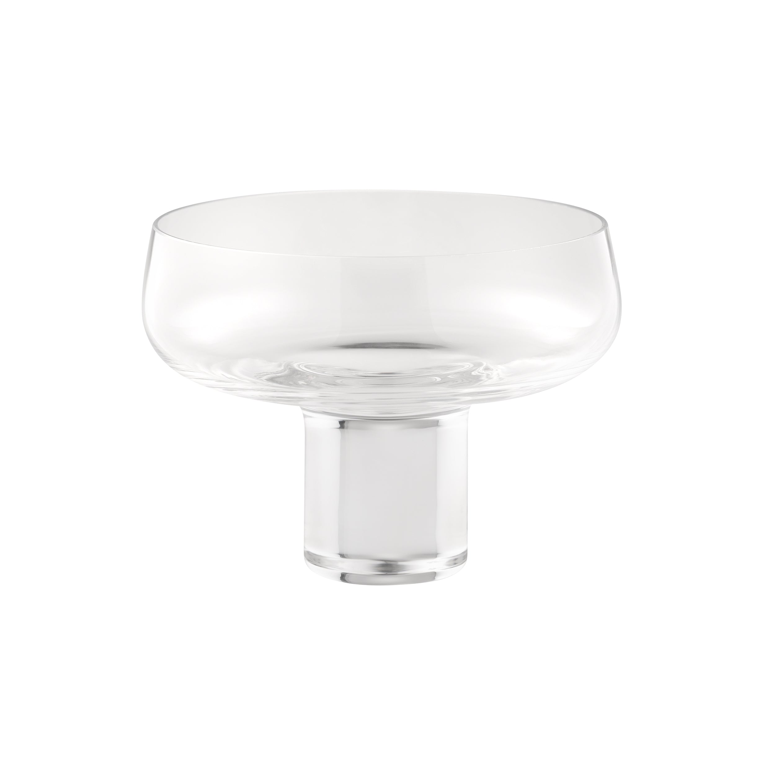 blomus KOYOI Japanese Inspired Luxury Champagne Coupe with Pedestal Stem – Mouthblown Glassware