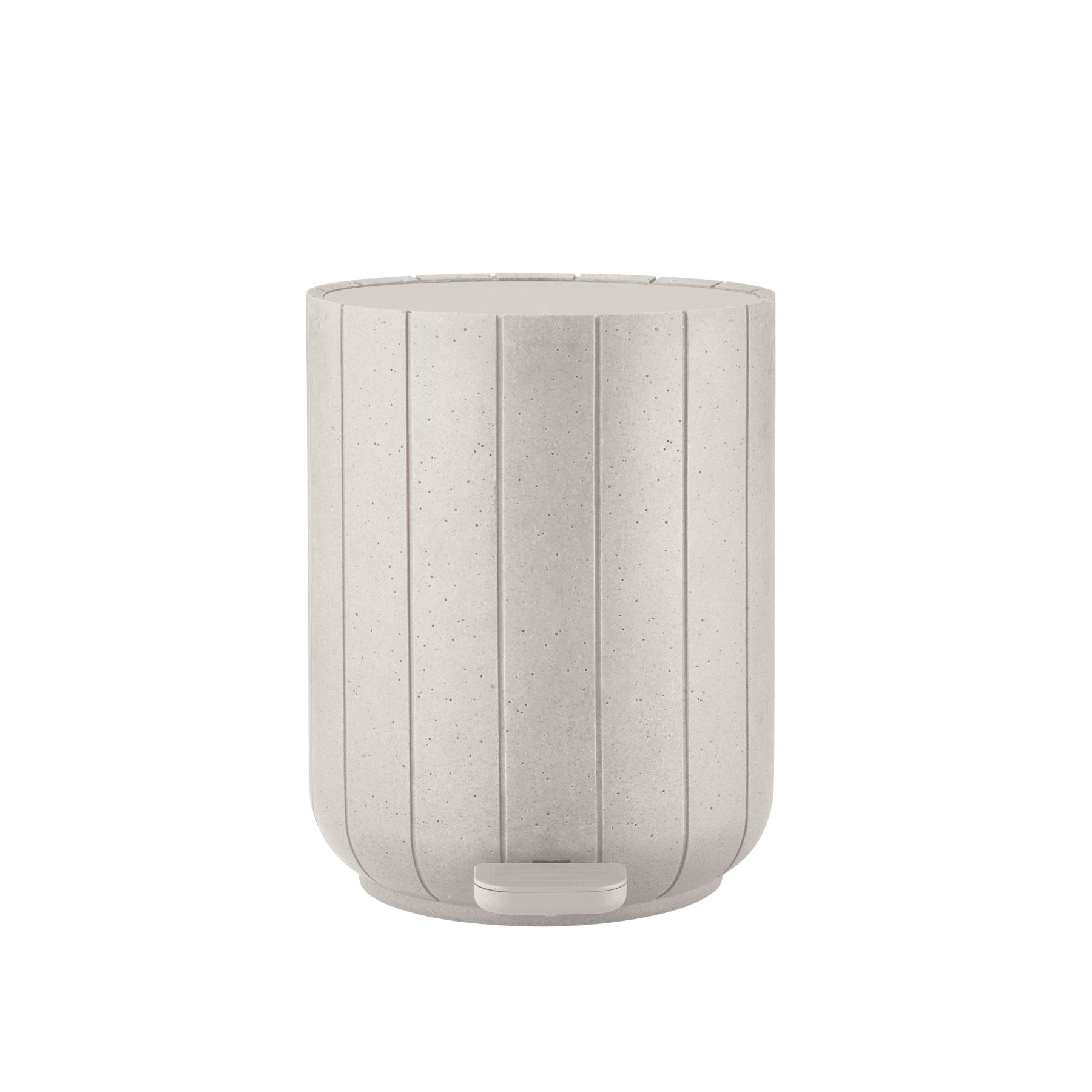 blomus KUA Bathroom Soft-Close Step Trash Can – 0.8 Gallon Recycled Polyresin - Modern Organic