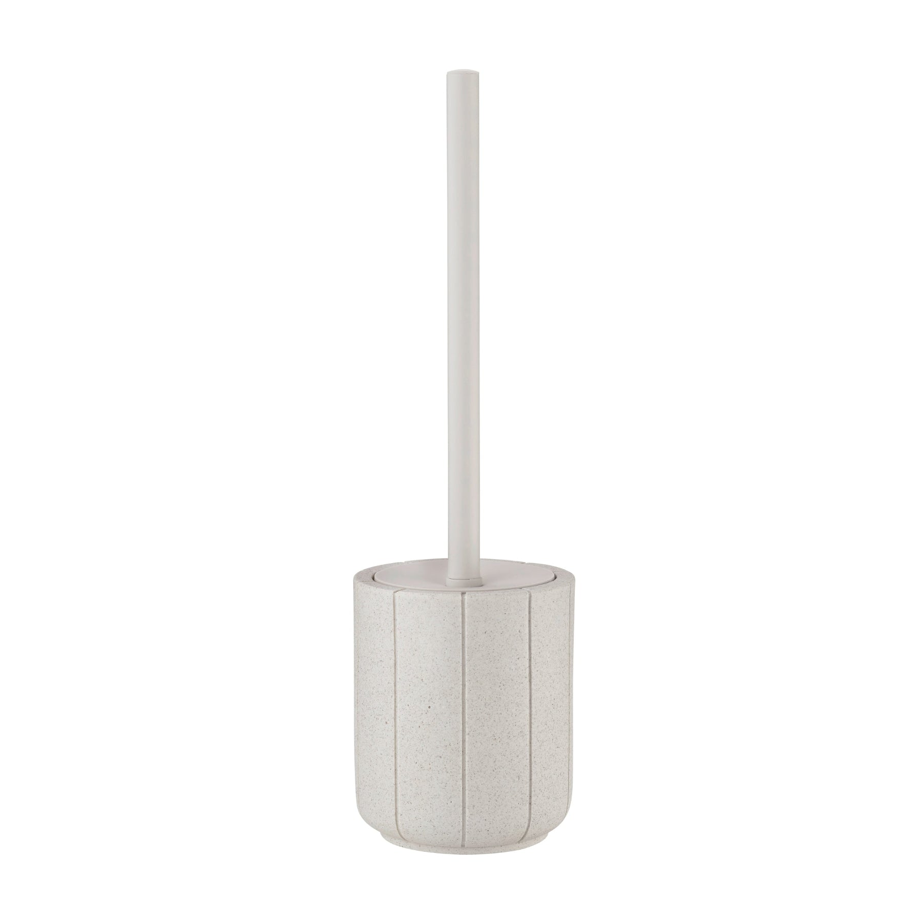 blomus KUA Toilet Brush with Decorative Holder - Recycled Polyresin - Modern Organic