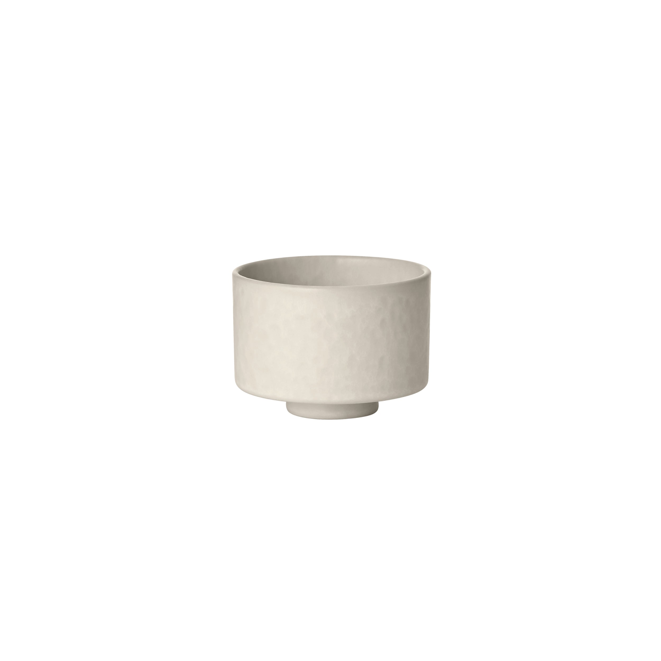 blomus MAKOTO Stoneware Japanese Inspired Mug Without Handle - Coffee or Tea Cup With Pedestal