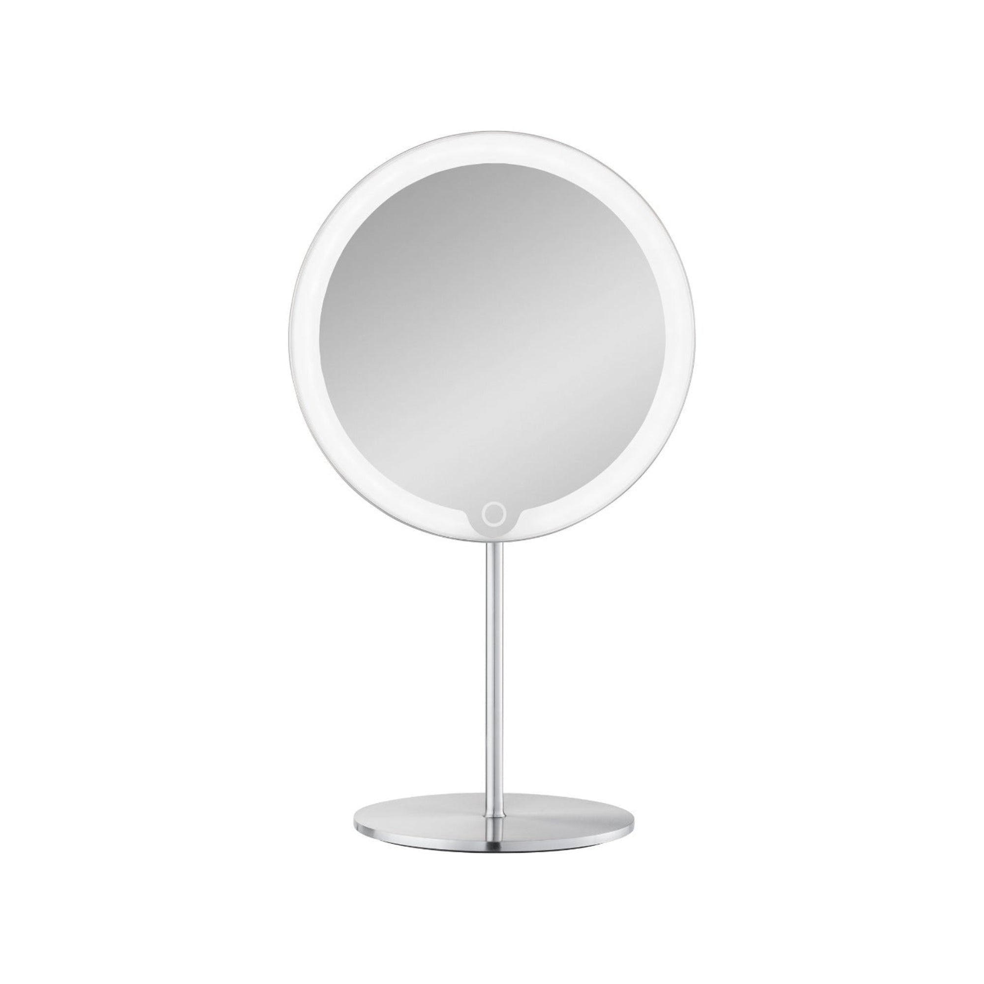 blomus MODO LED Magnifying Vanity Makeup Mirror - Rechargeable - Stainless Steel
