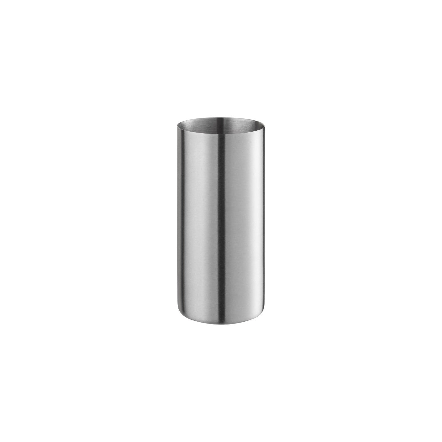 blomus MODO Stainless Steel Bathroom Countertop Tumbler and Toothbrush Holder Organizer -Industrial Modern Décor