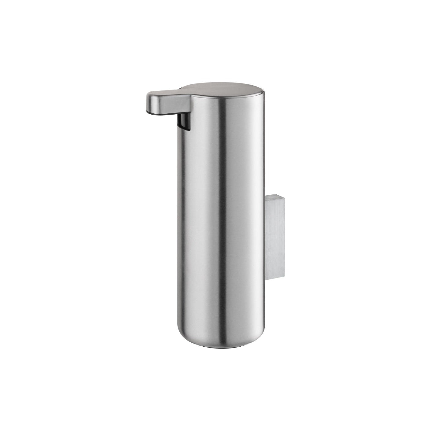 blomus MODO Stainless Steel Wall Mounted Bathroom Soap Dispenser Manual Soap Pump - Industrial Modern Décor 