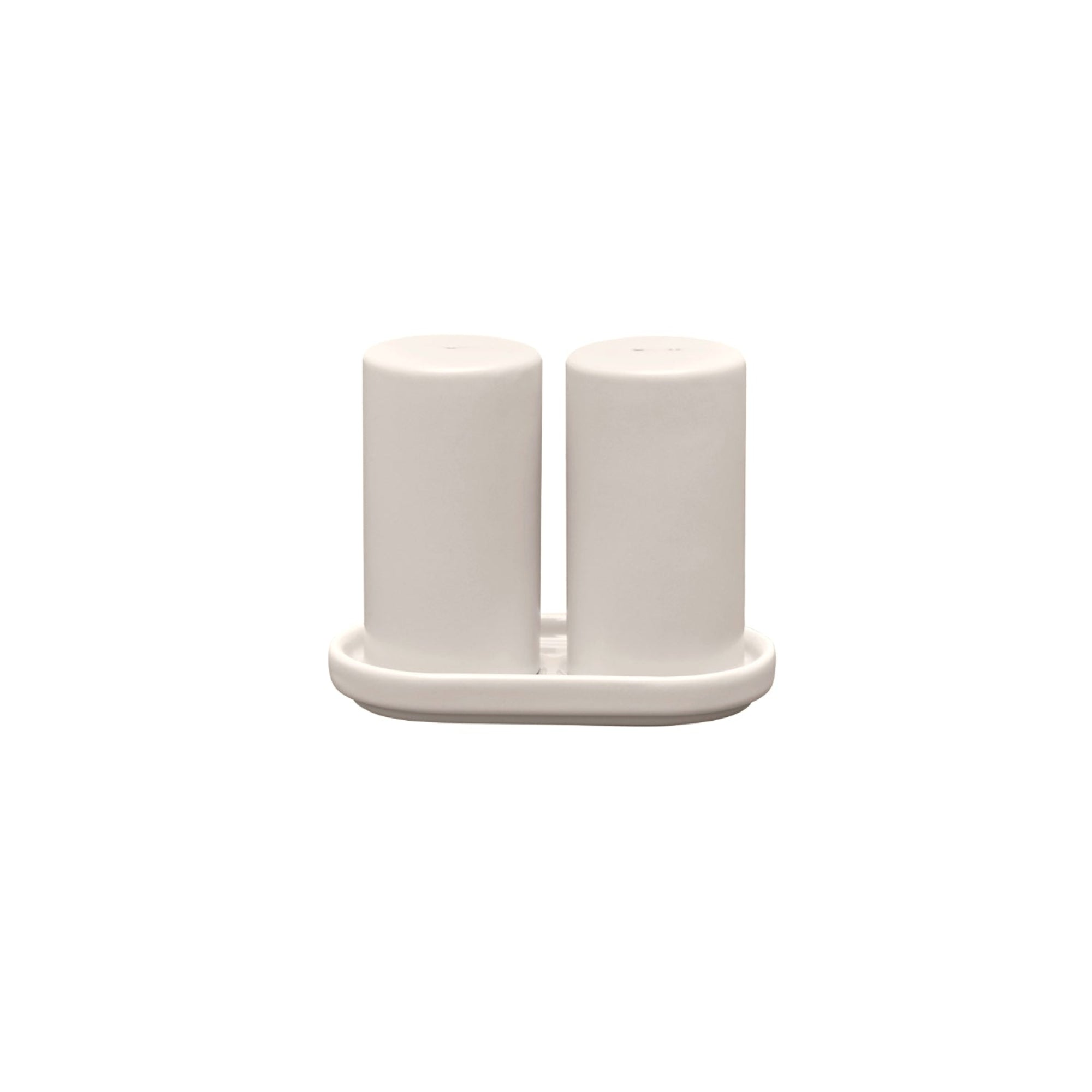 blomus PILAR Modern Stoneware Salt & Pepper Shaker Set for Kitchen or Fine Formal Dining 